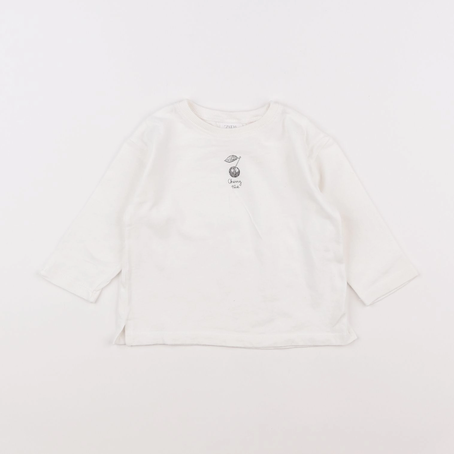 Zara - tee-shirt blanc - 6/9 mois