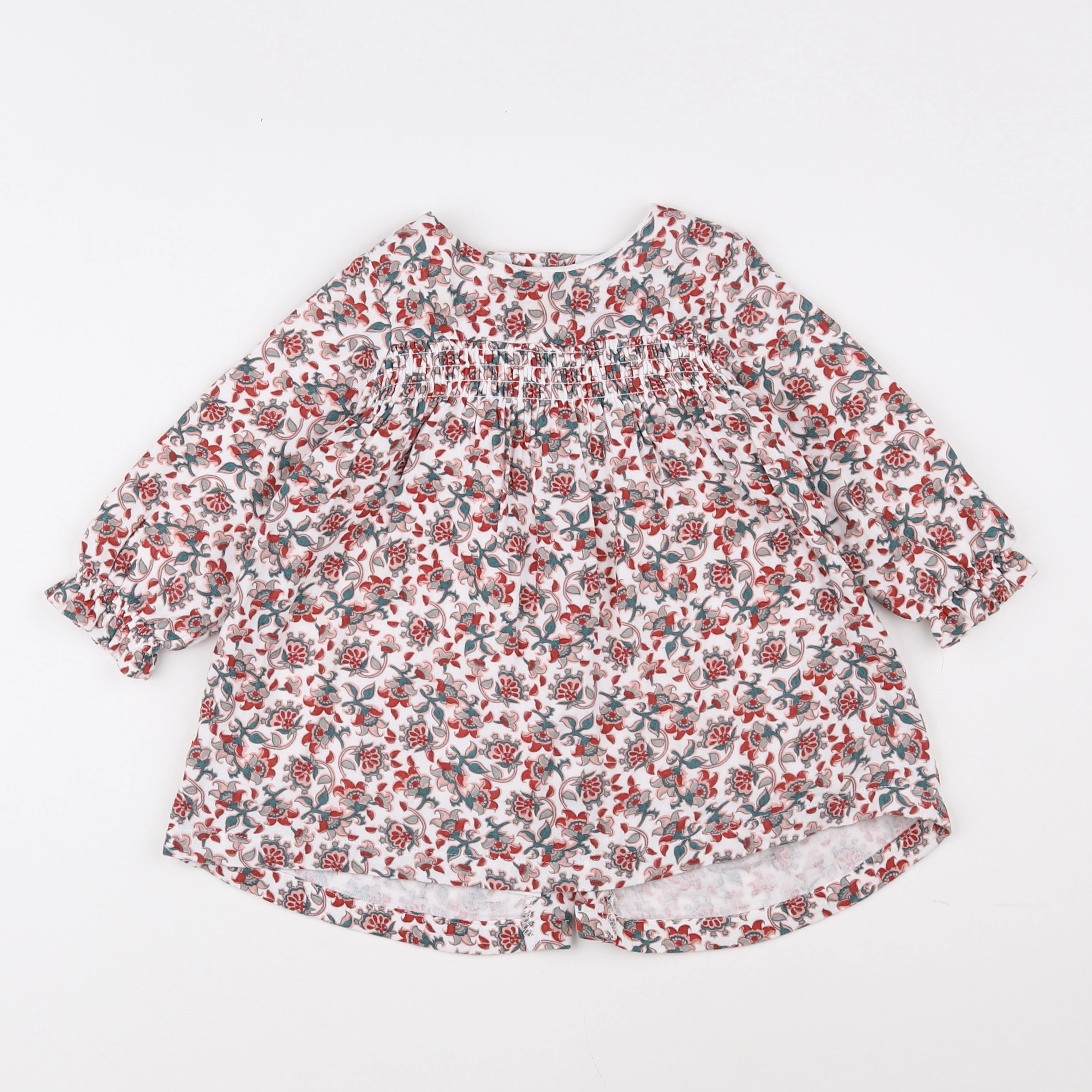 Vertbaudet - robe rouge - 12 mois