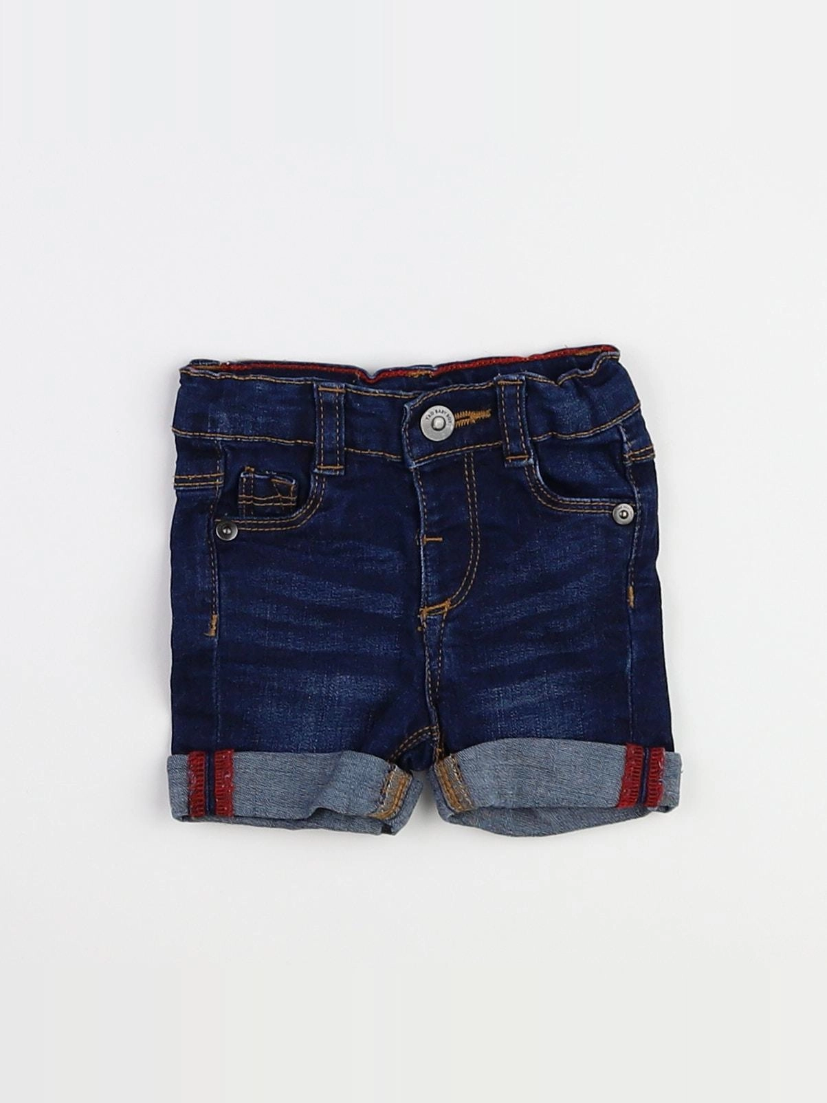 Tape à l'oeil - short bleu - 3 mois