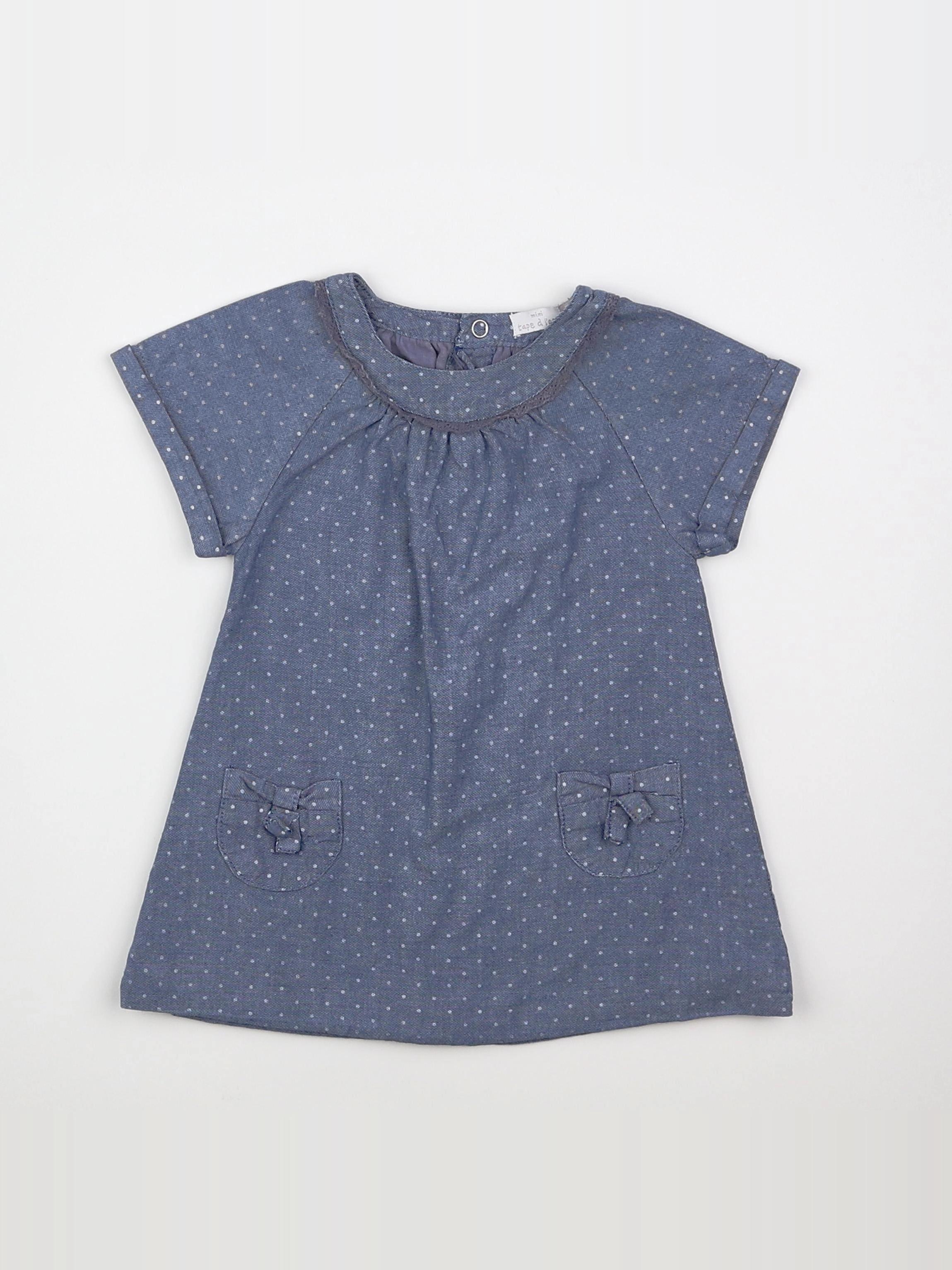 Tape à l'oeil - robe bleu - 9 mois
