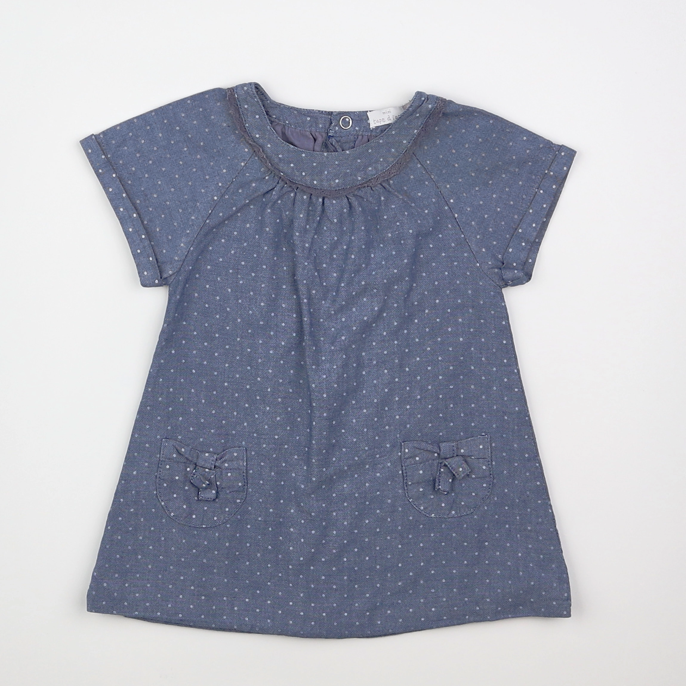 Tape à l'oeil - robe bleu - 9 mois
