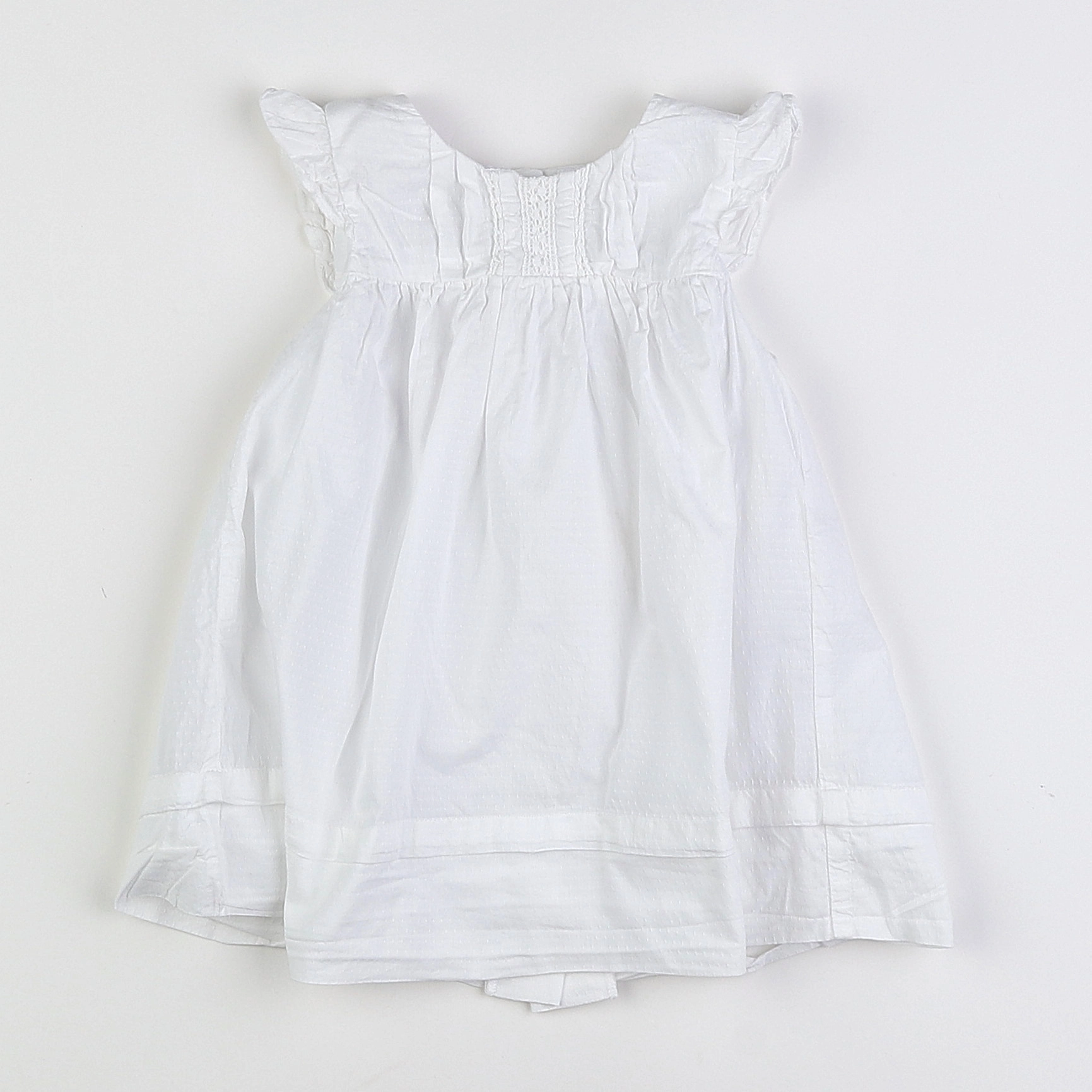 Absorba - robe blanc - 12 mois