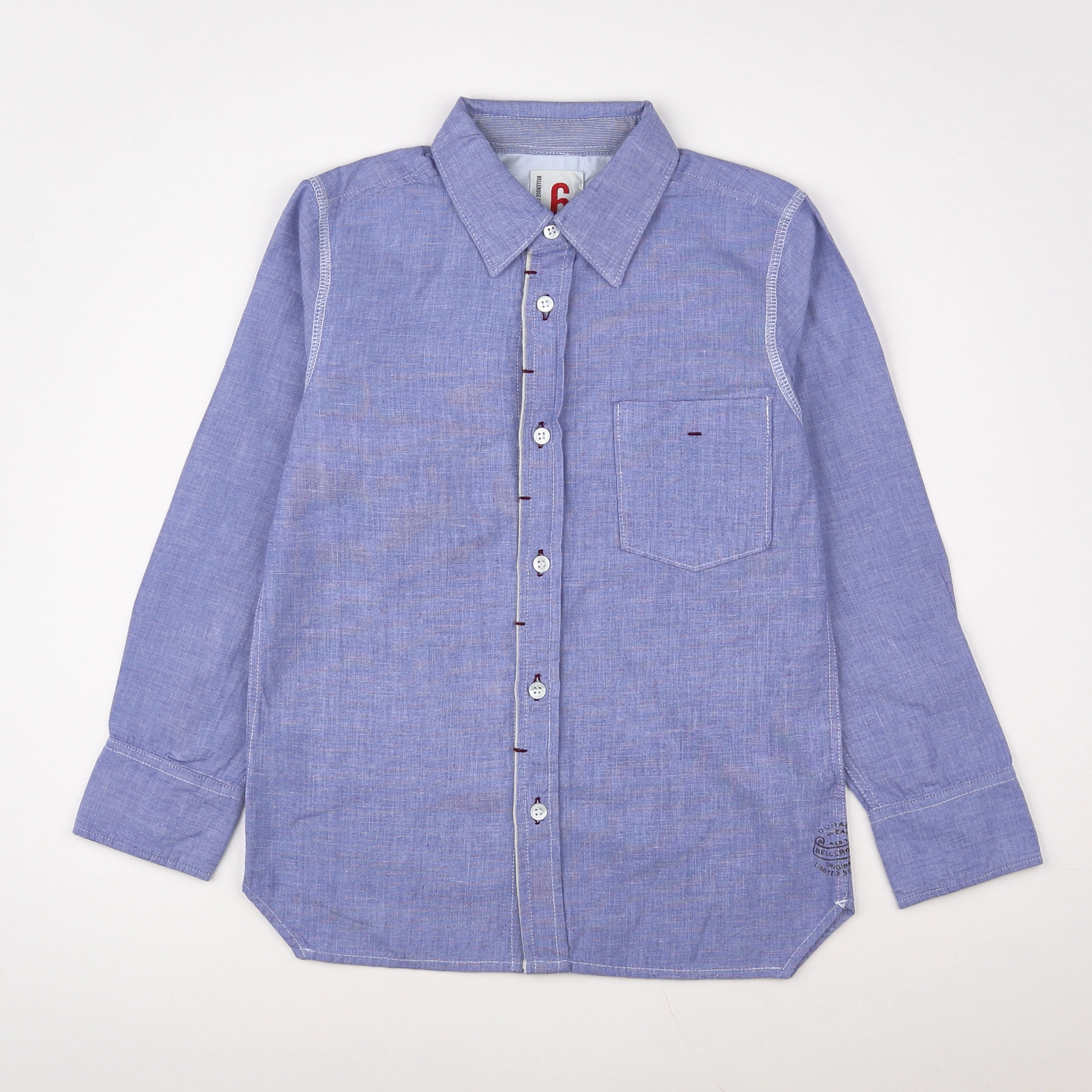 Bellerose - chemise bleu (état neuf) - 3 ans