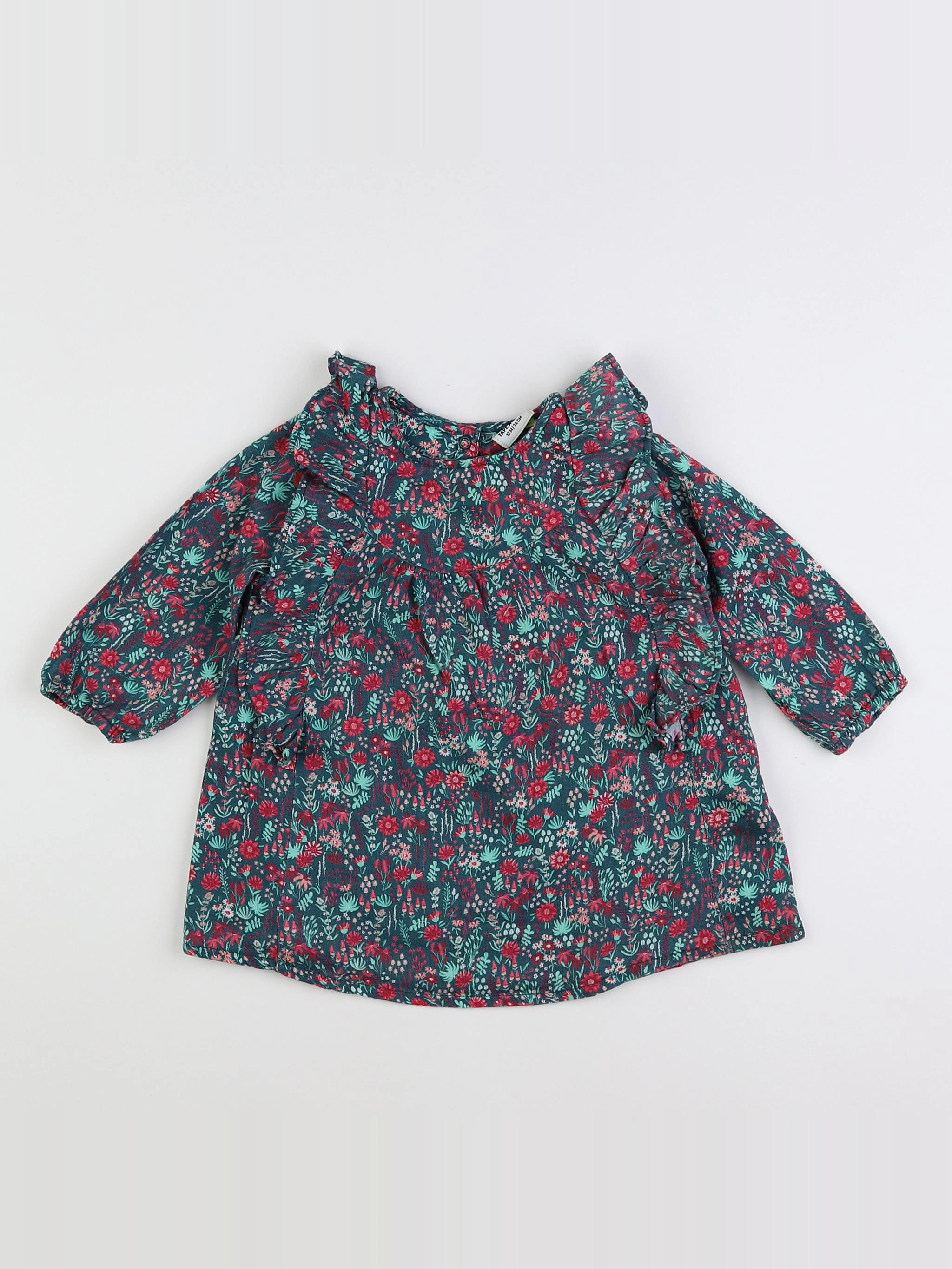 Tape à l'oeil - robe multicolore - 12 mois