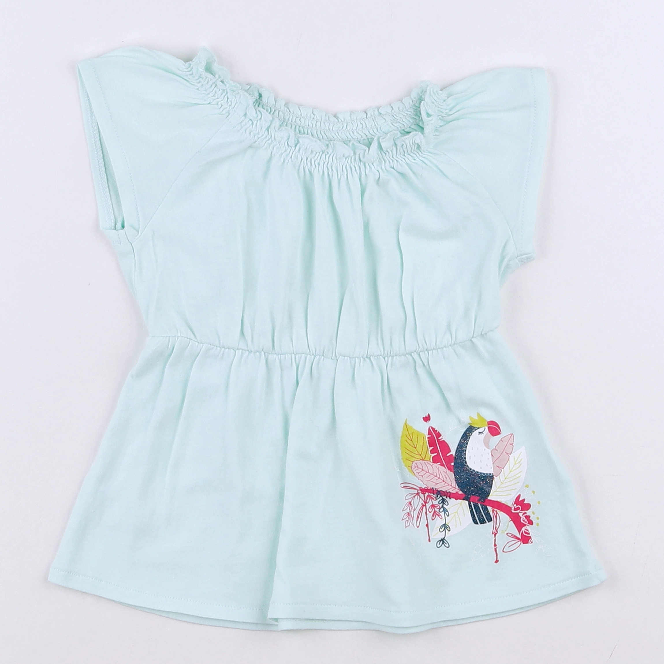Vertbaudet - robe bleu - 9 mois