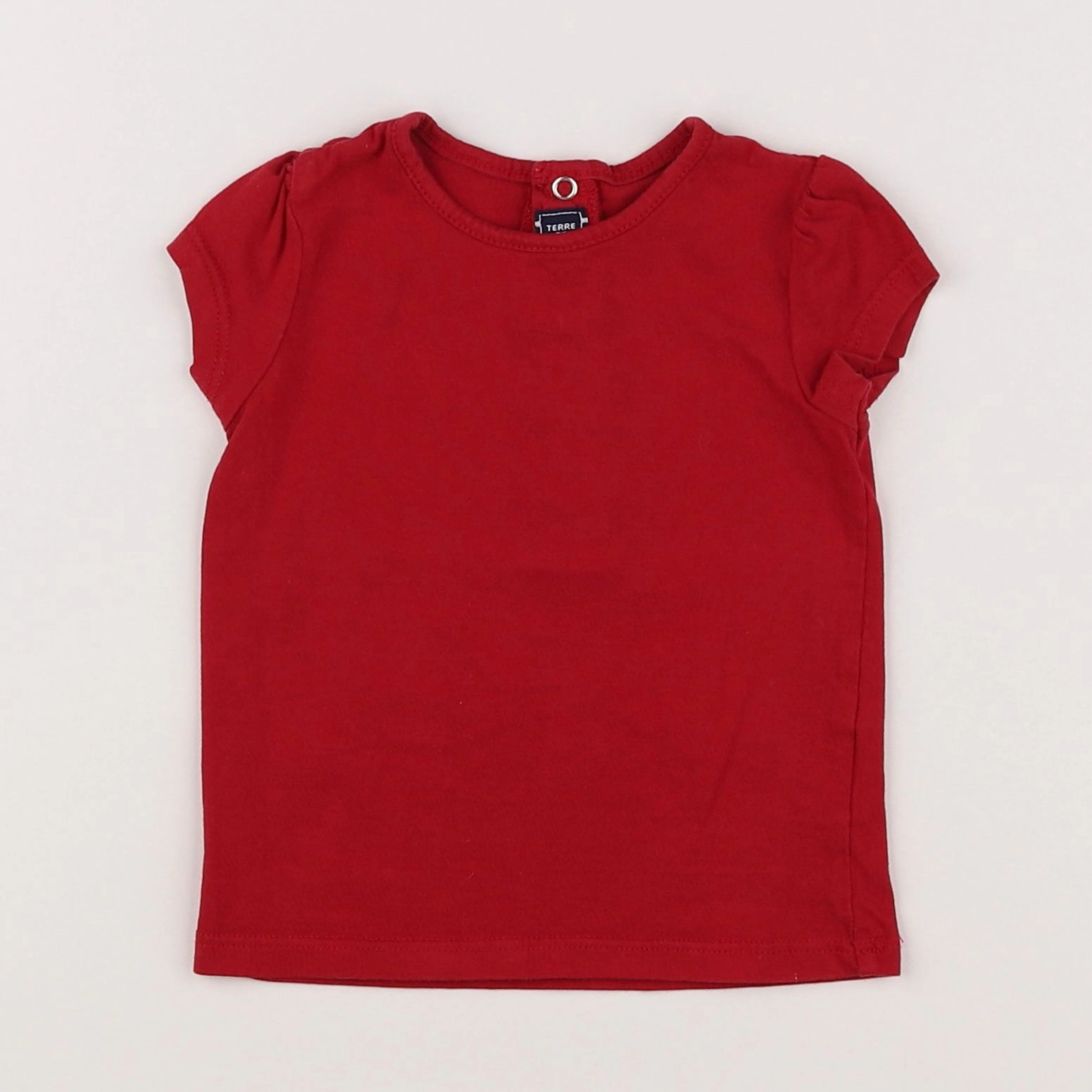 Terre de marins - tee-shirt rouge - 12 mois