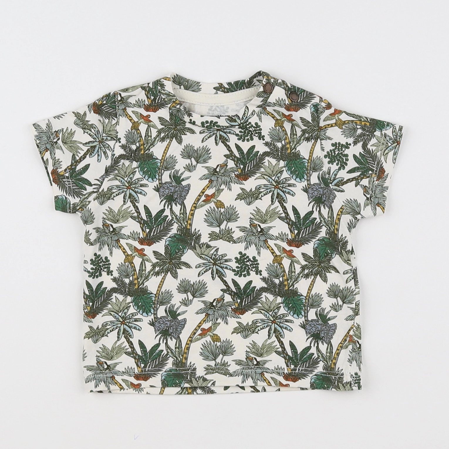 Vertbaudet - tee-shirt vert - 3 mois
