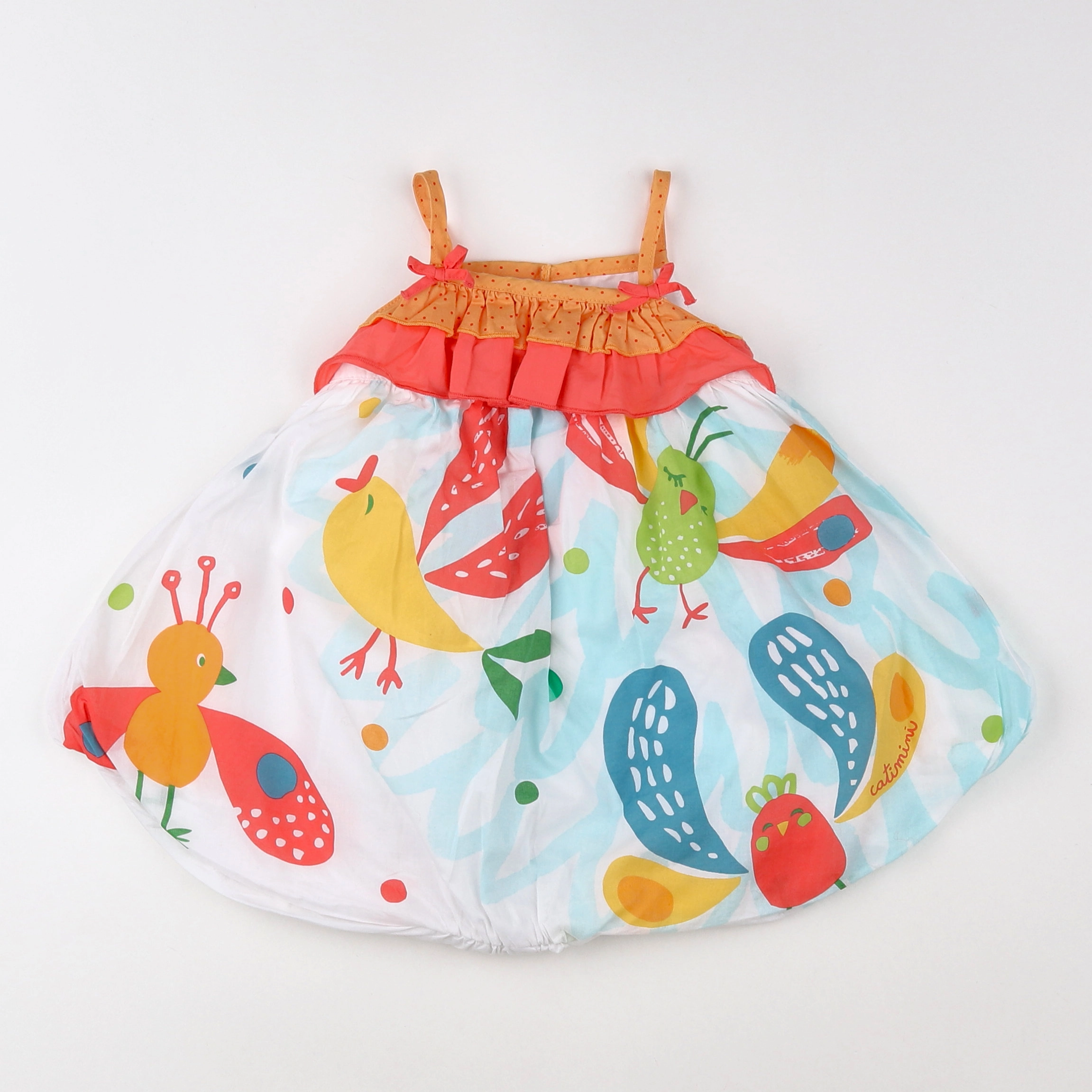 Catimini - robe multicolore - 6 mois