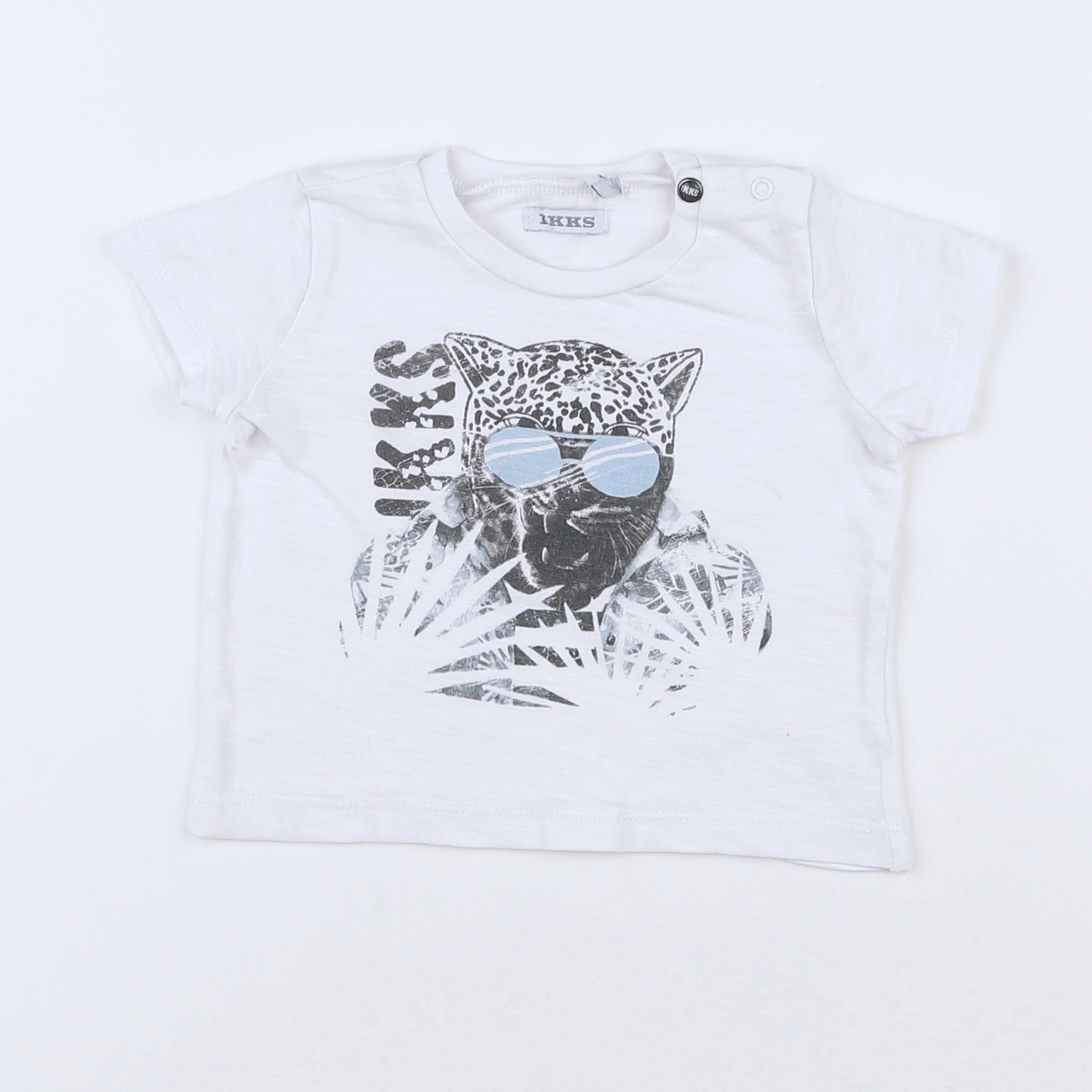 IKKS - tee-shirt blanc - 6 mois