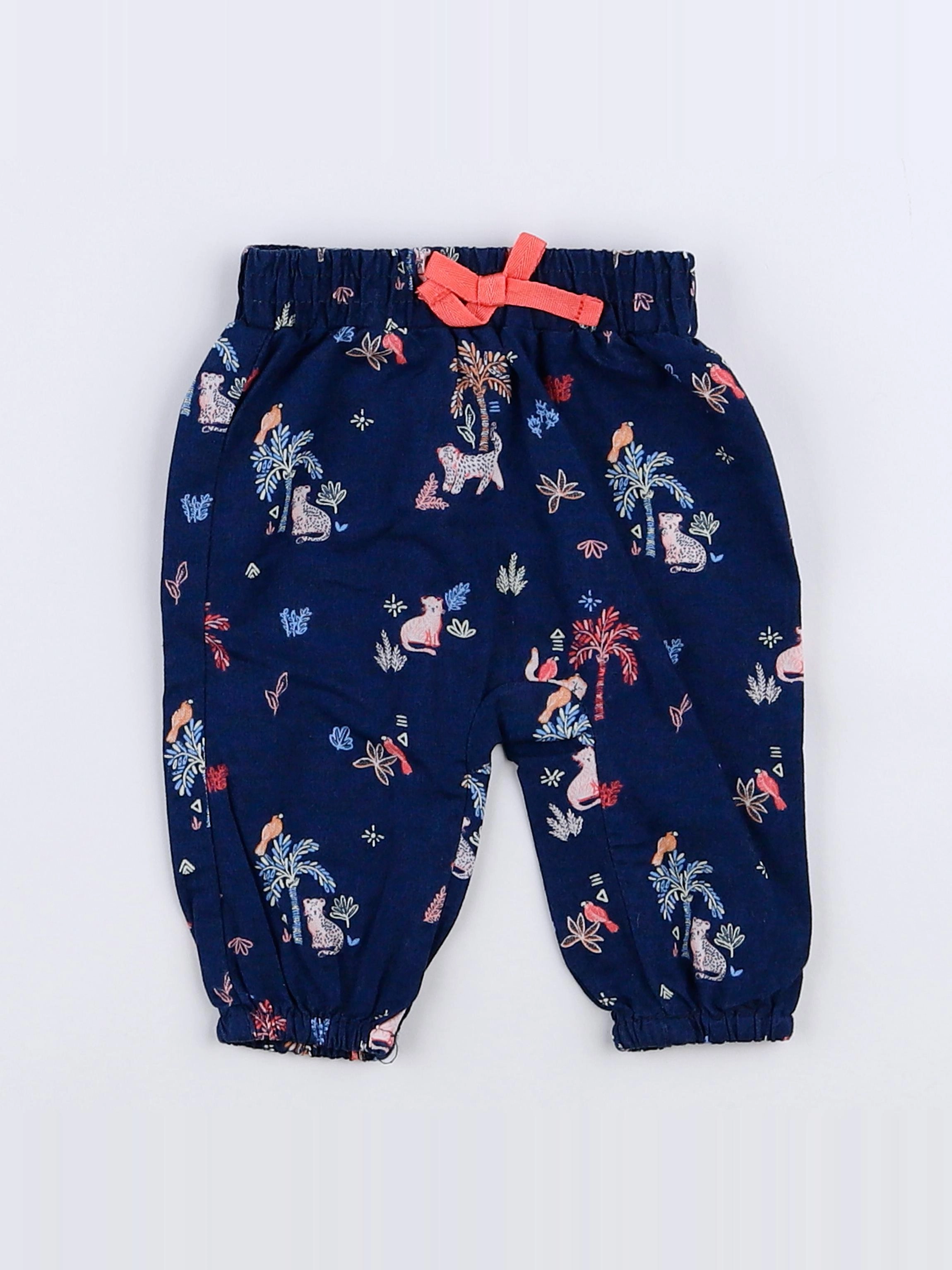Tape à l'oeil - pantalon bleu - 3 mois
