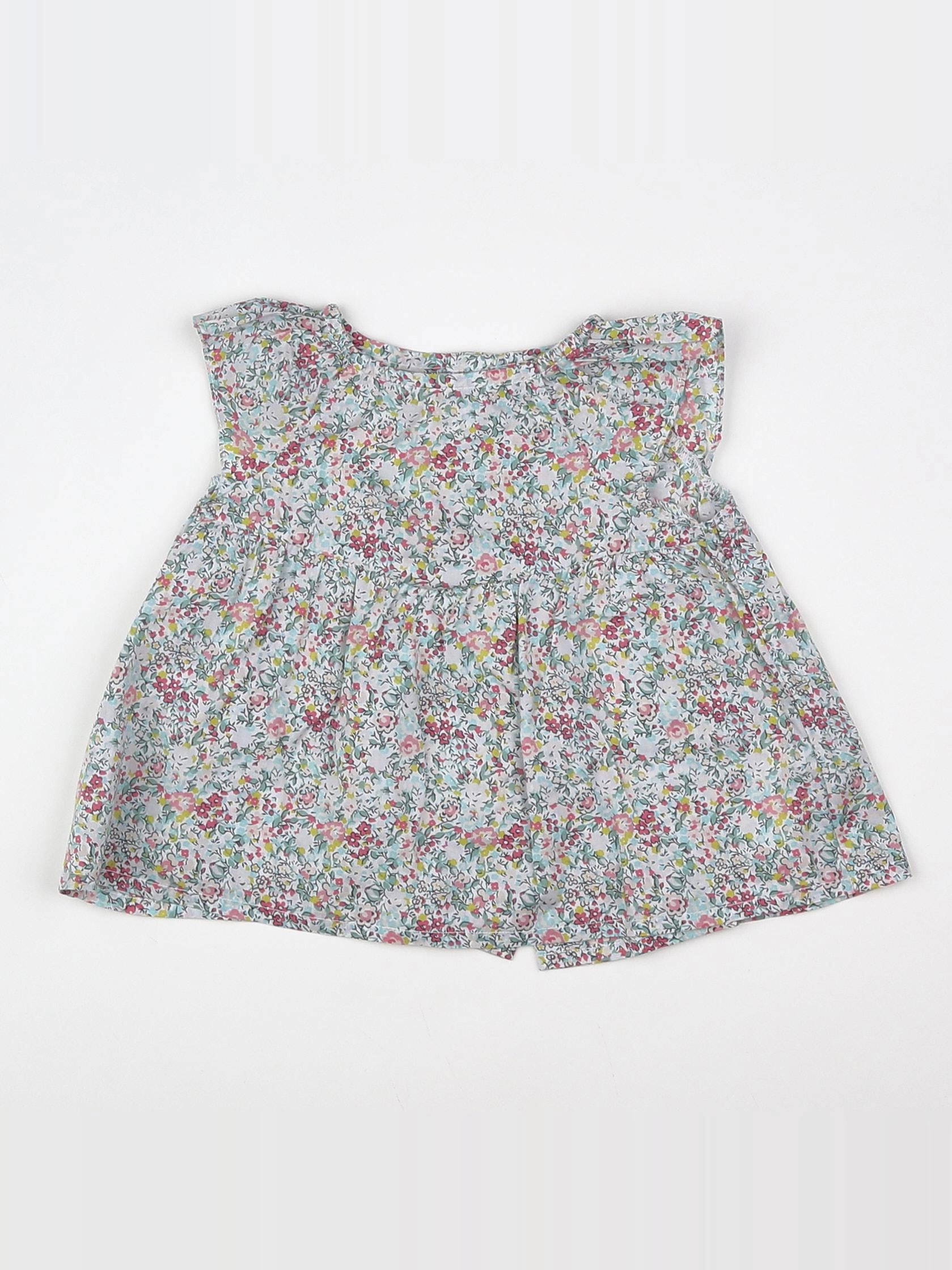 Bonton - blouse multicolore - 6 mois