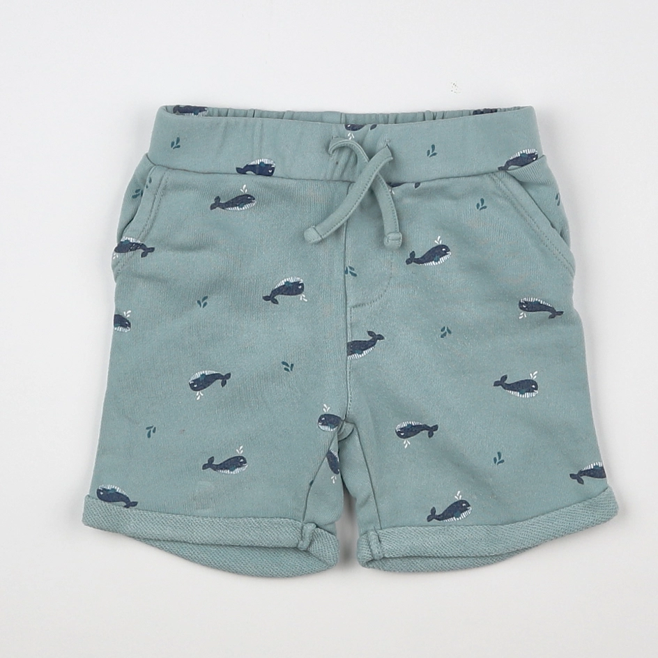 La Redoute - short bleu - 12 mois