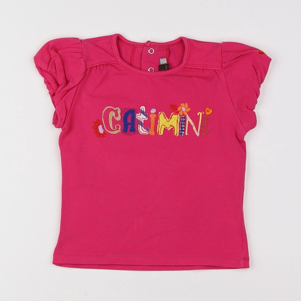 Catimini - tee-shirt rose - 2 ans