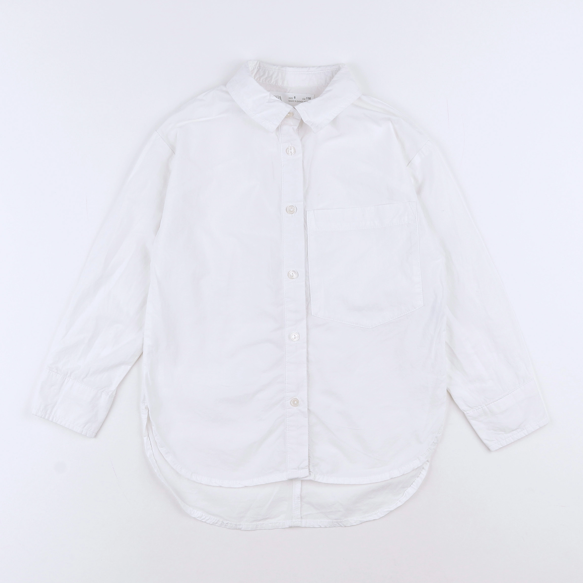 Zara - chemise blanc - 6 ans