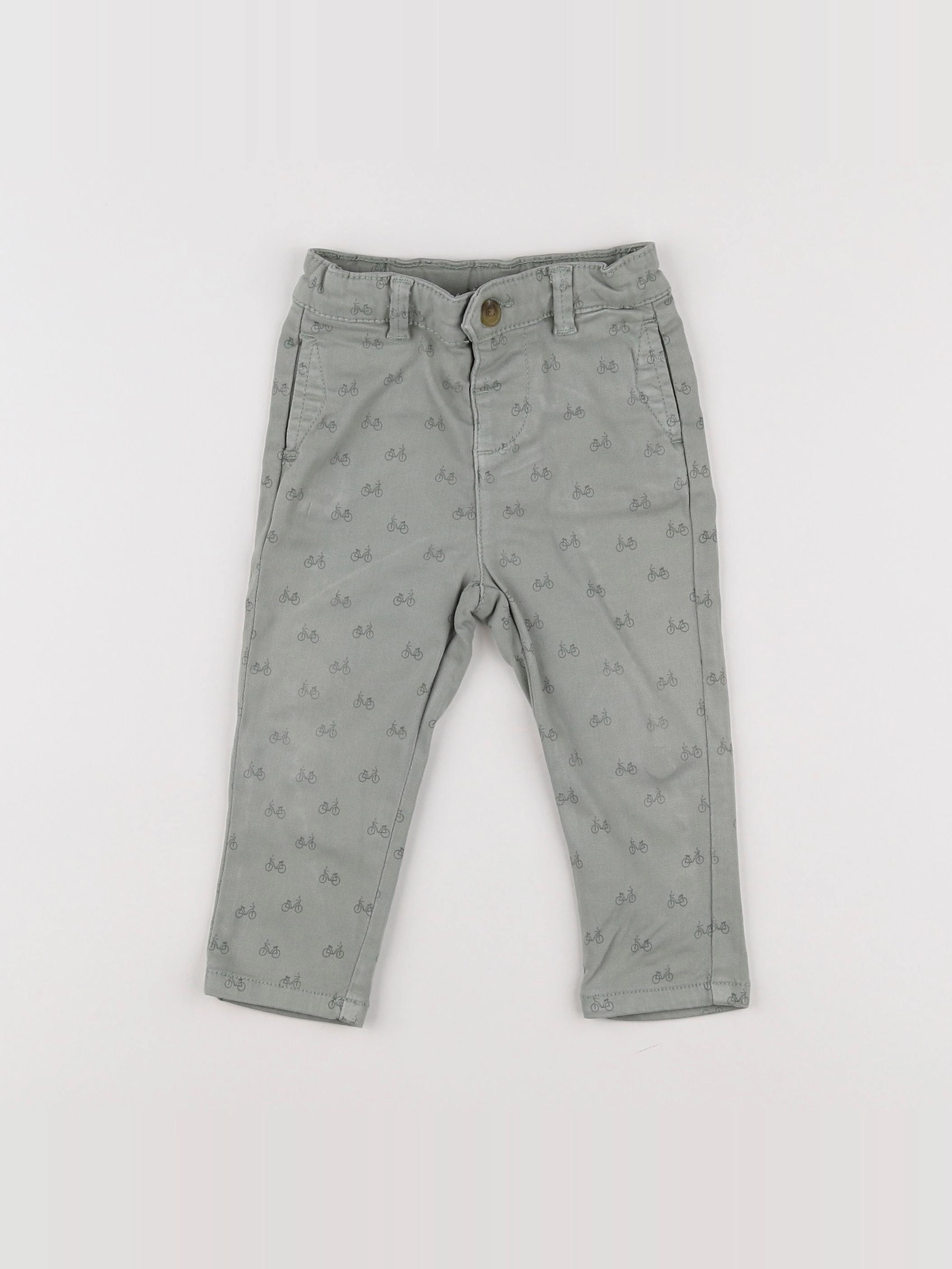 Tape à l'oeil - pantalon vert - 12 mois