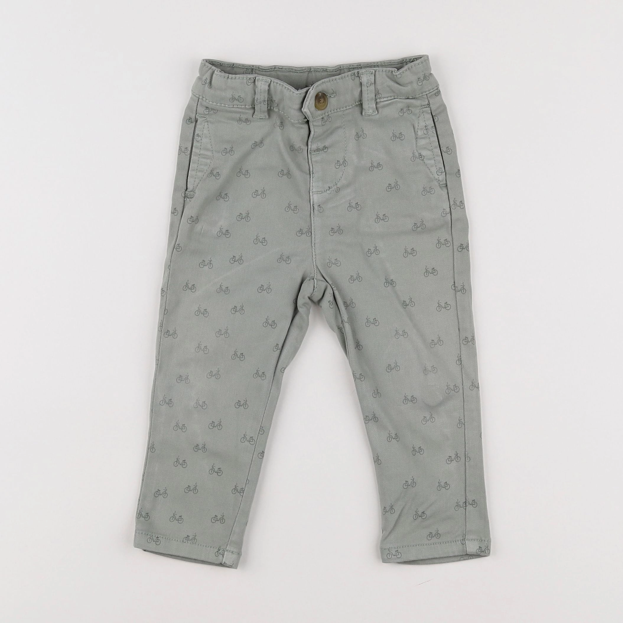 Tape à l'oeil - pantalon vert - 12 mois