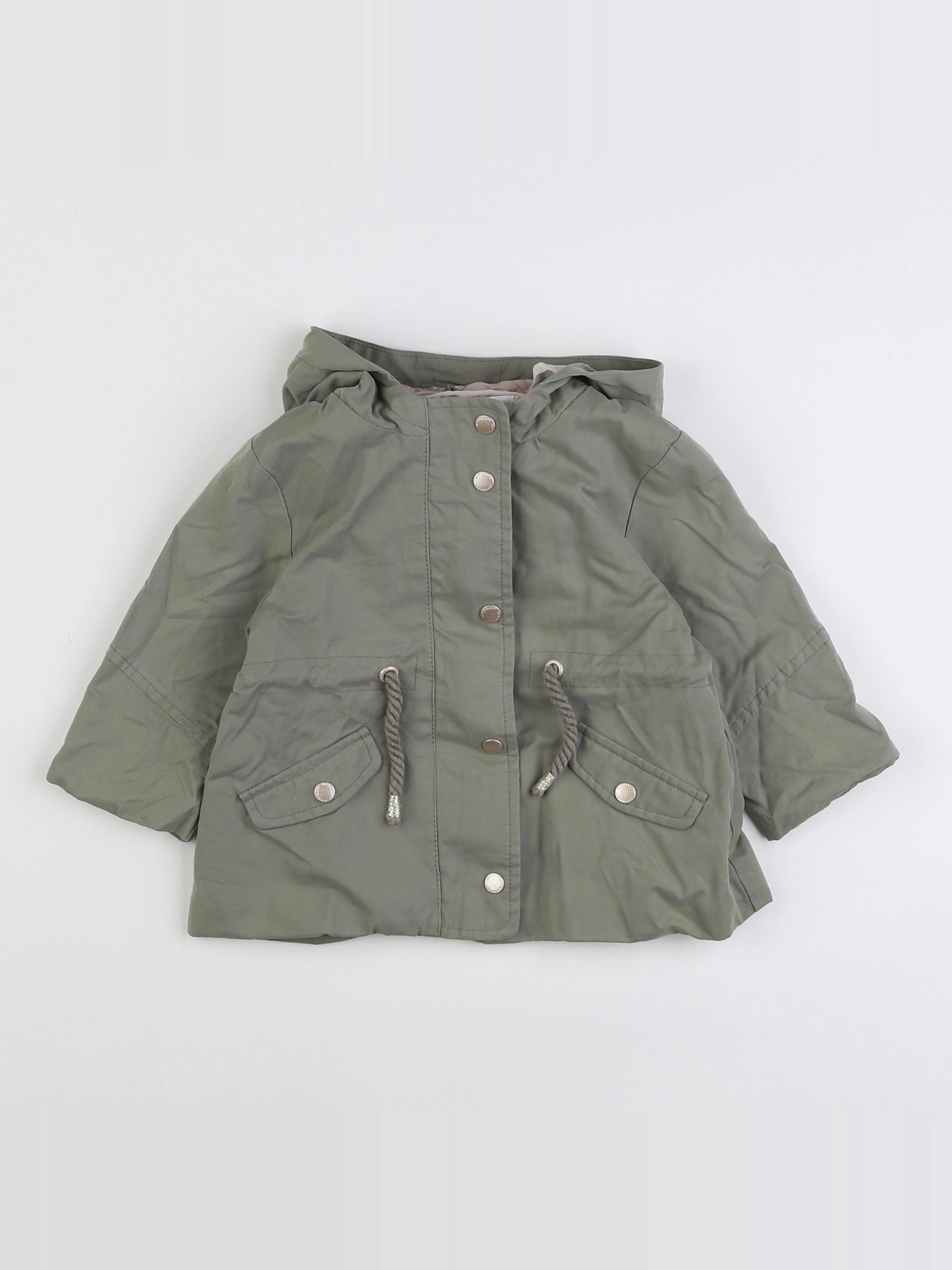 Vertbaudet - parka taupe - 12 mois