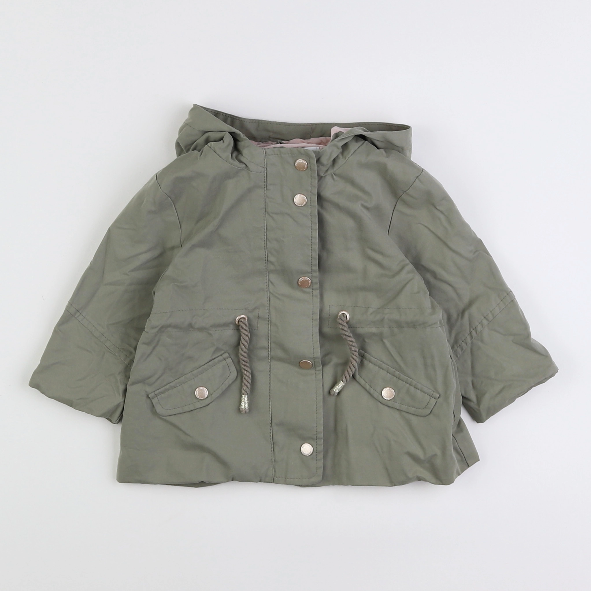 Vertbaudet - parka taupe - 12 mois