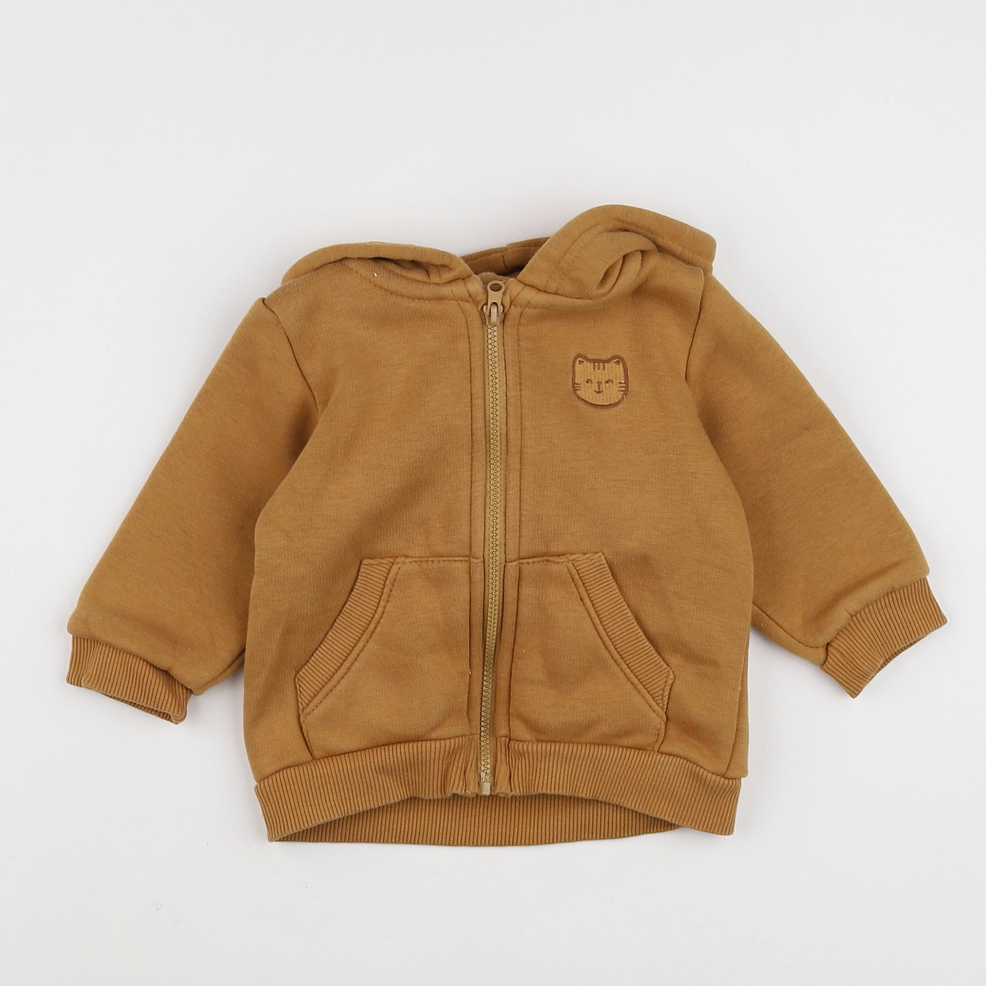 Tape à l'oeil - sweat marron - 6 mois