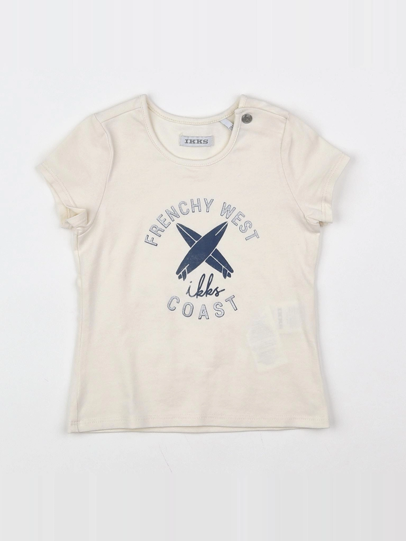 IKKS - tee-shirt beige - 12 mois