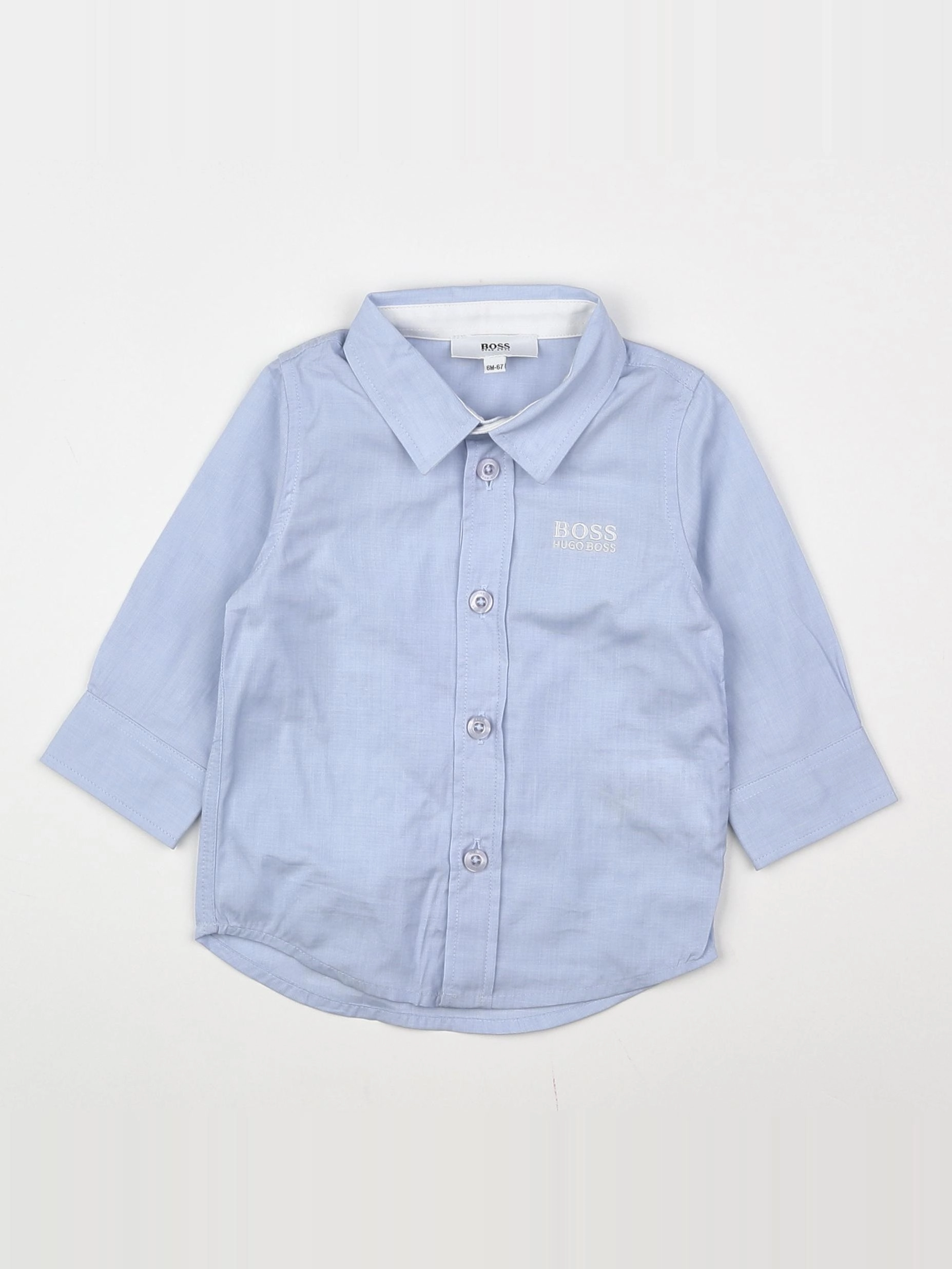 Hugo Boss - chemise bleu - 6 mois