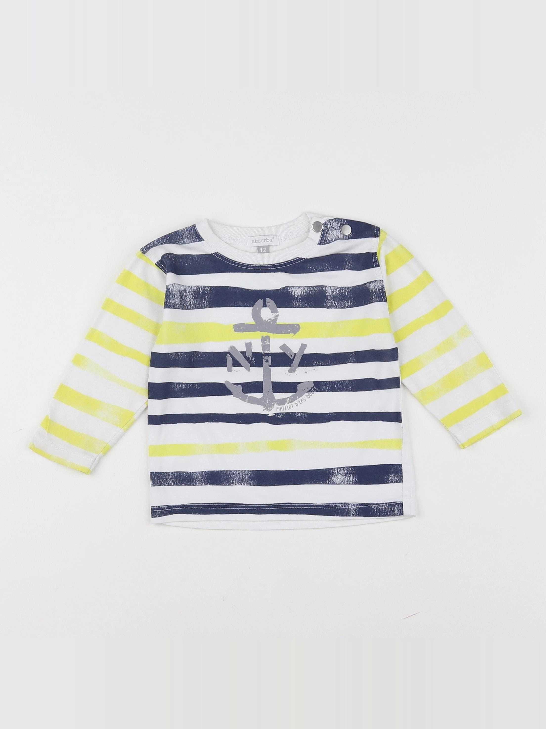 Absorba - tee-shirt multicolore - 12 mois