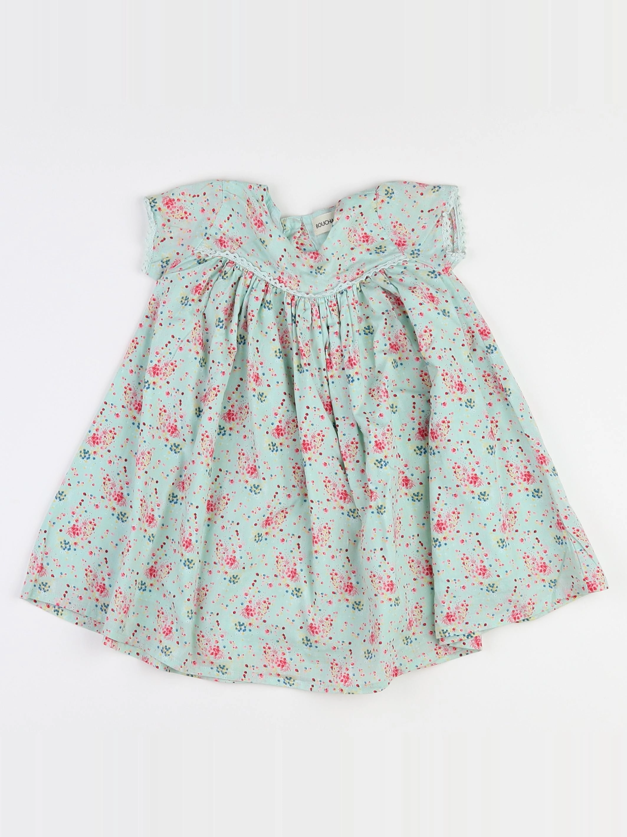 Bouchara - robe vert - 12 mois