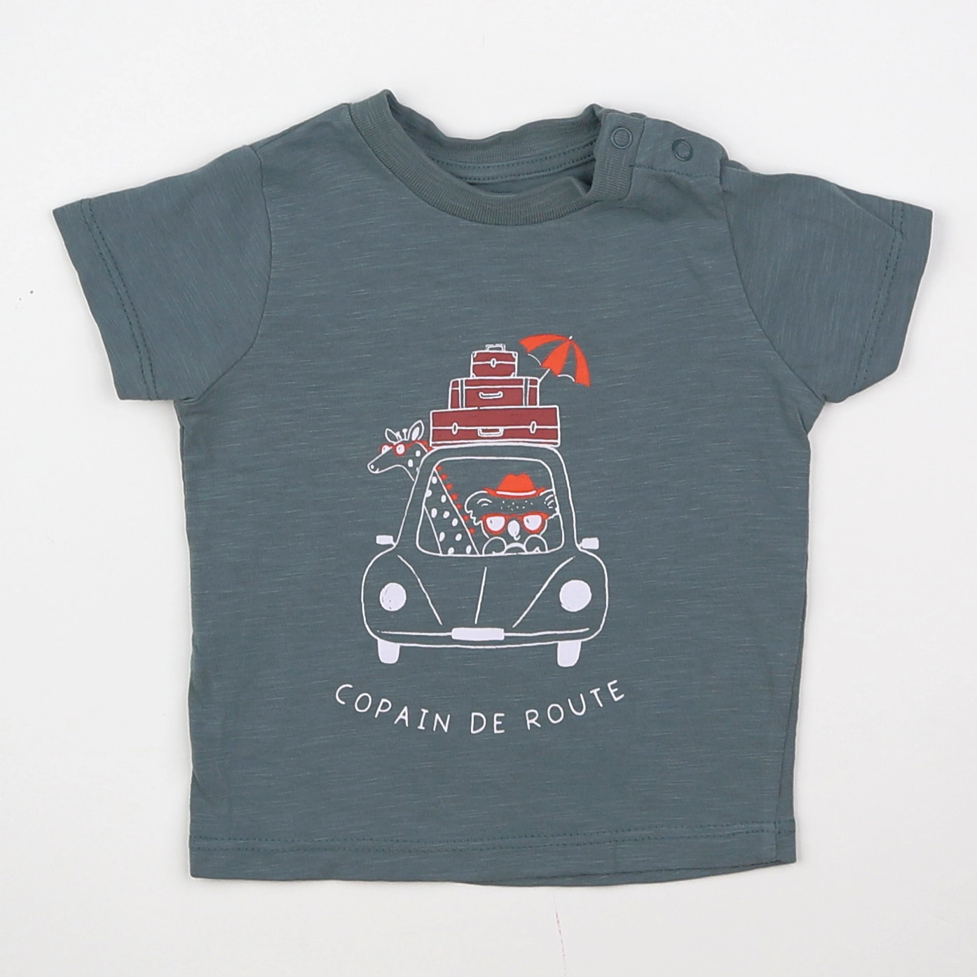 Vertbaudet - tee-shirt gris - 3 mois