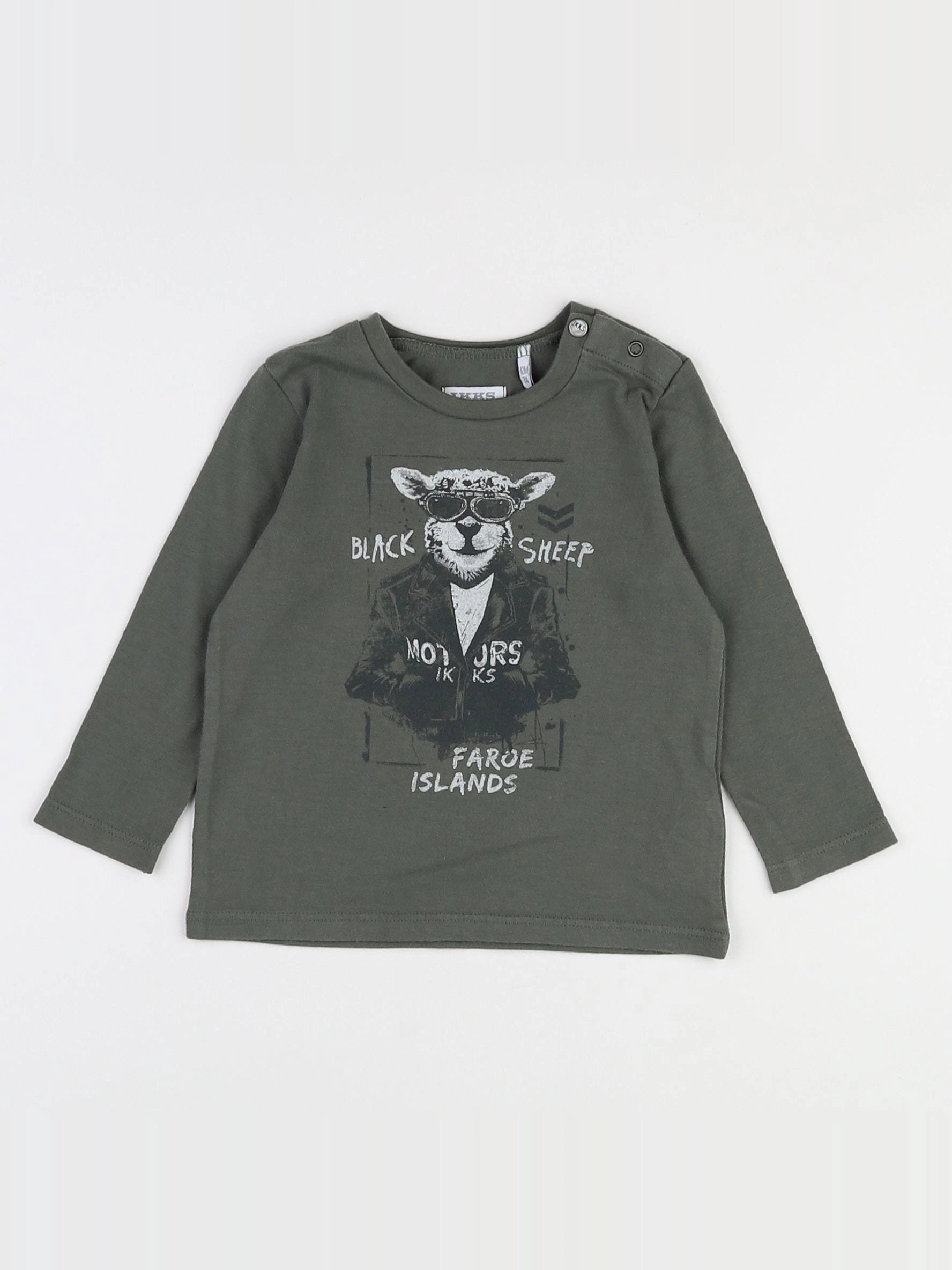 IKKS - tee-shirt vert - 12 mois