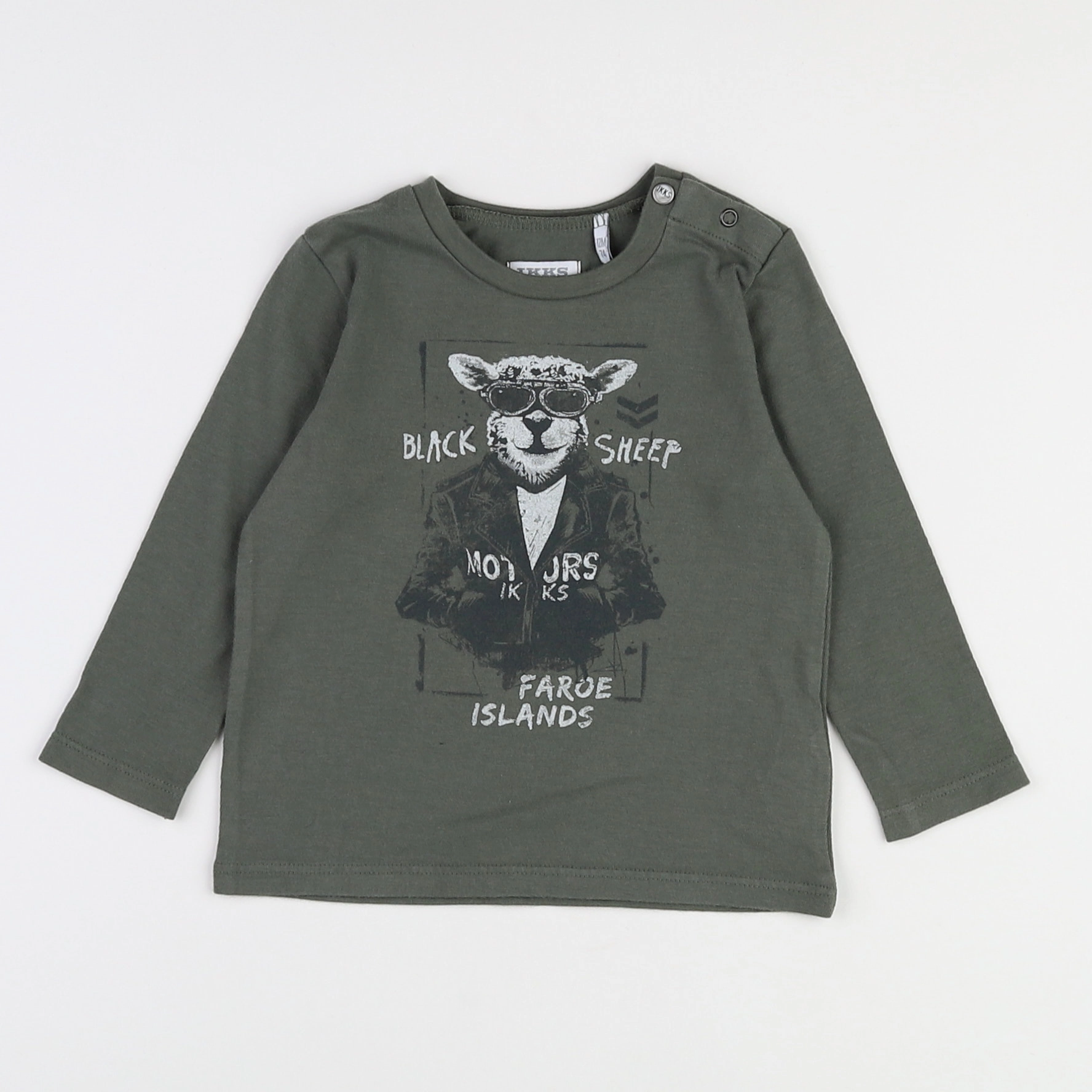 IKKS - tee-shirt vert - 12 mois