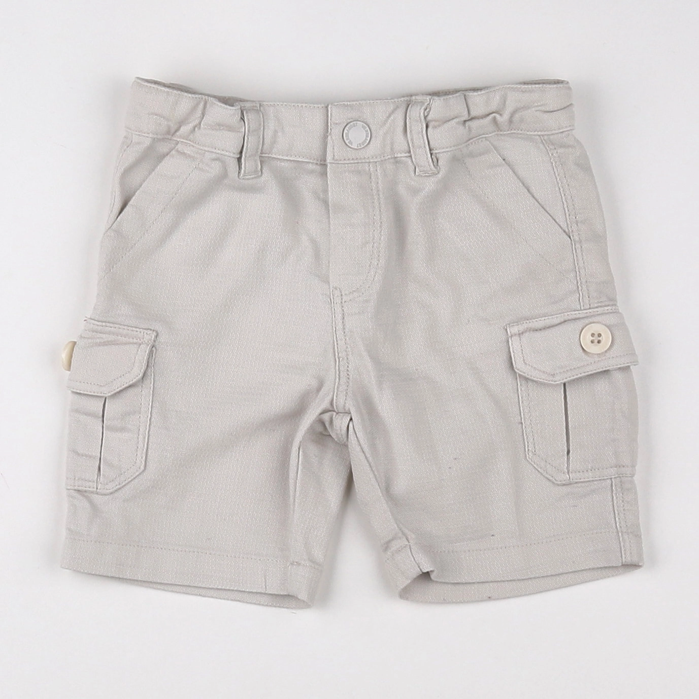 Vertbaudet - short beige - 9 mois