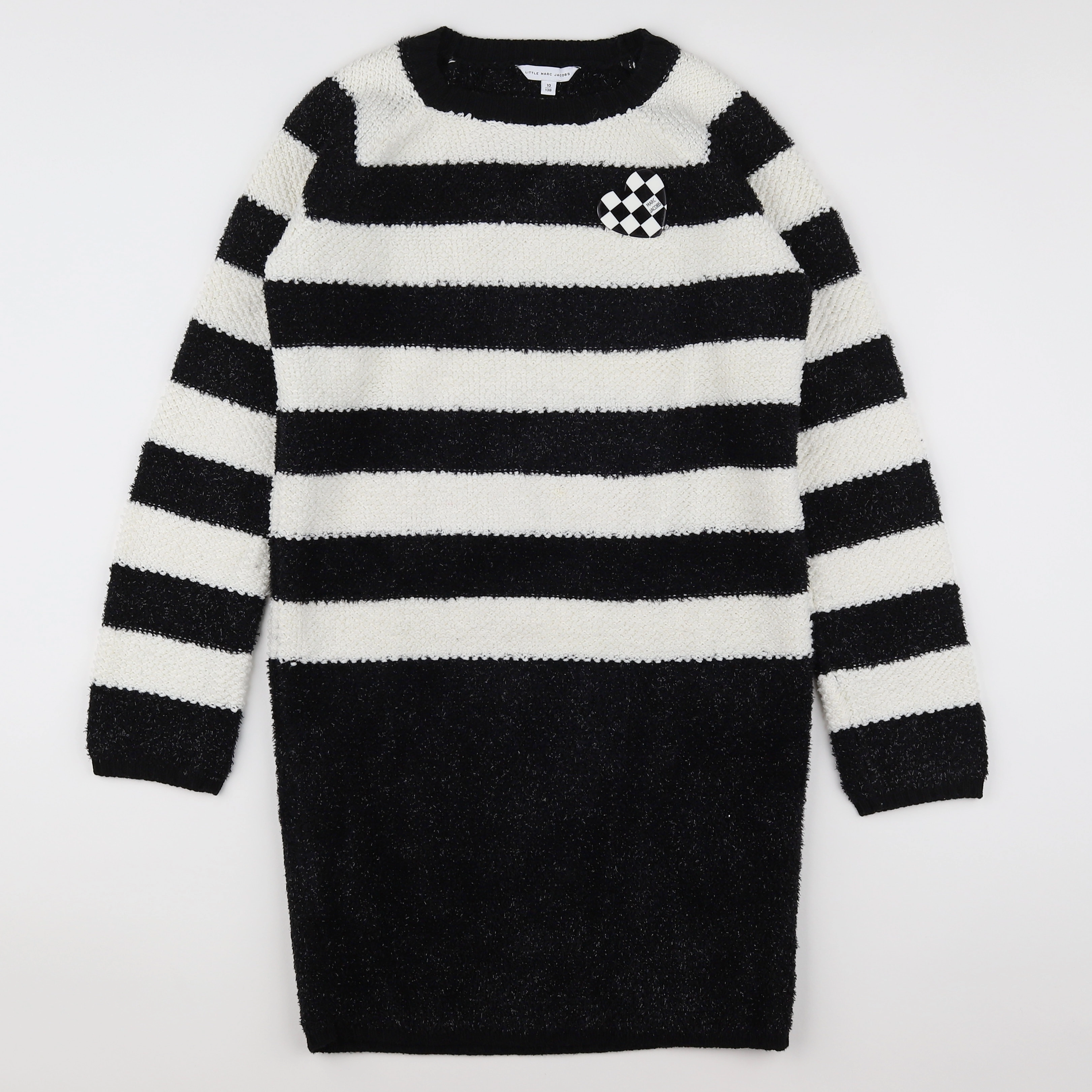 Little marc jacobs - robe blanc, noir - 10 ans