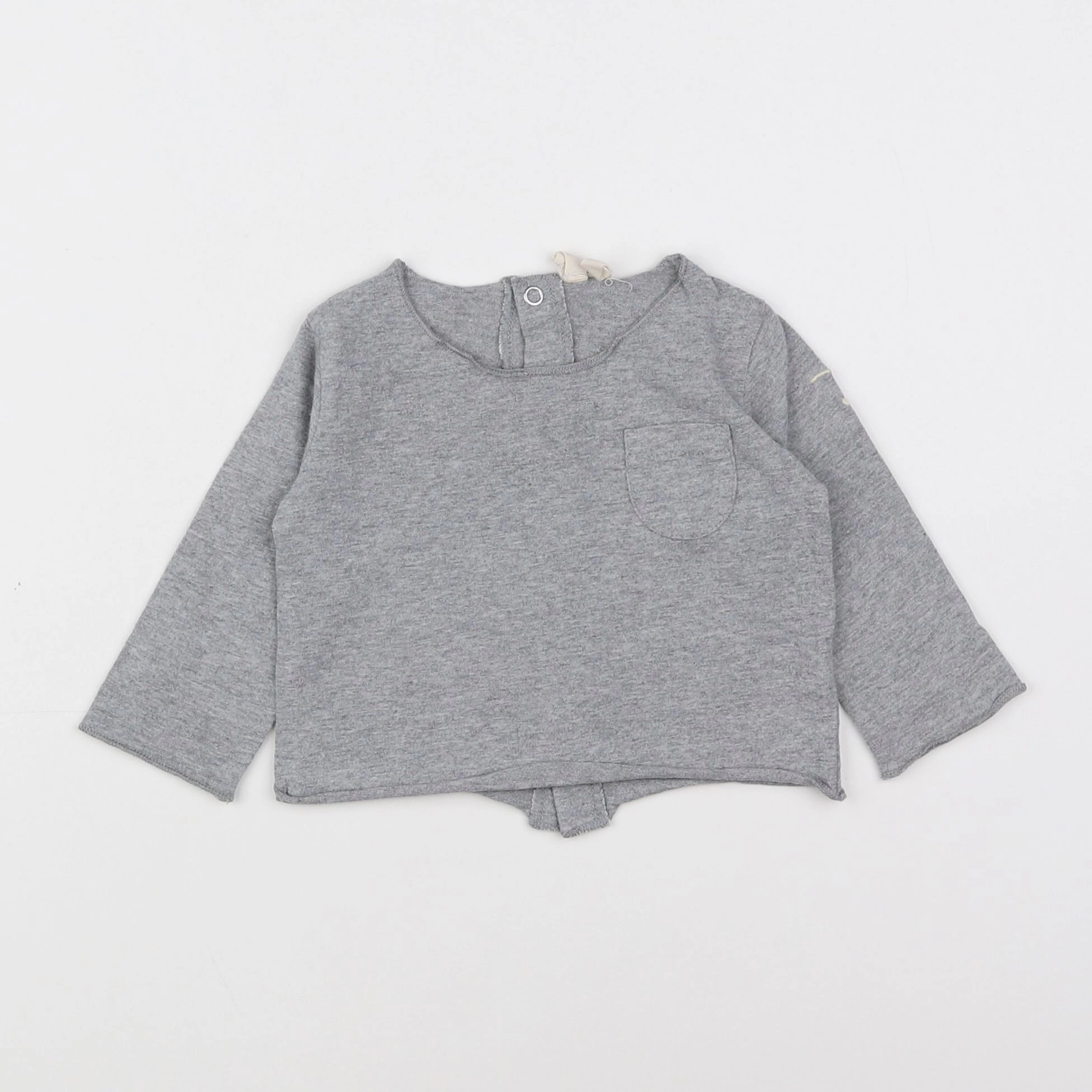 Gray Label - tee-shirt gris - 3/6 mois