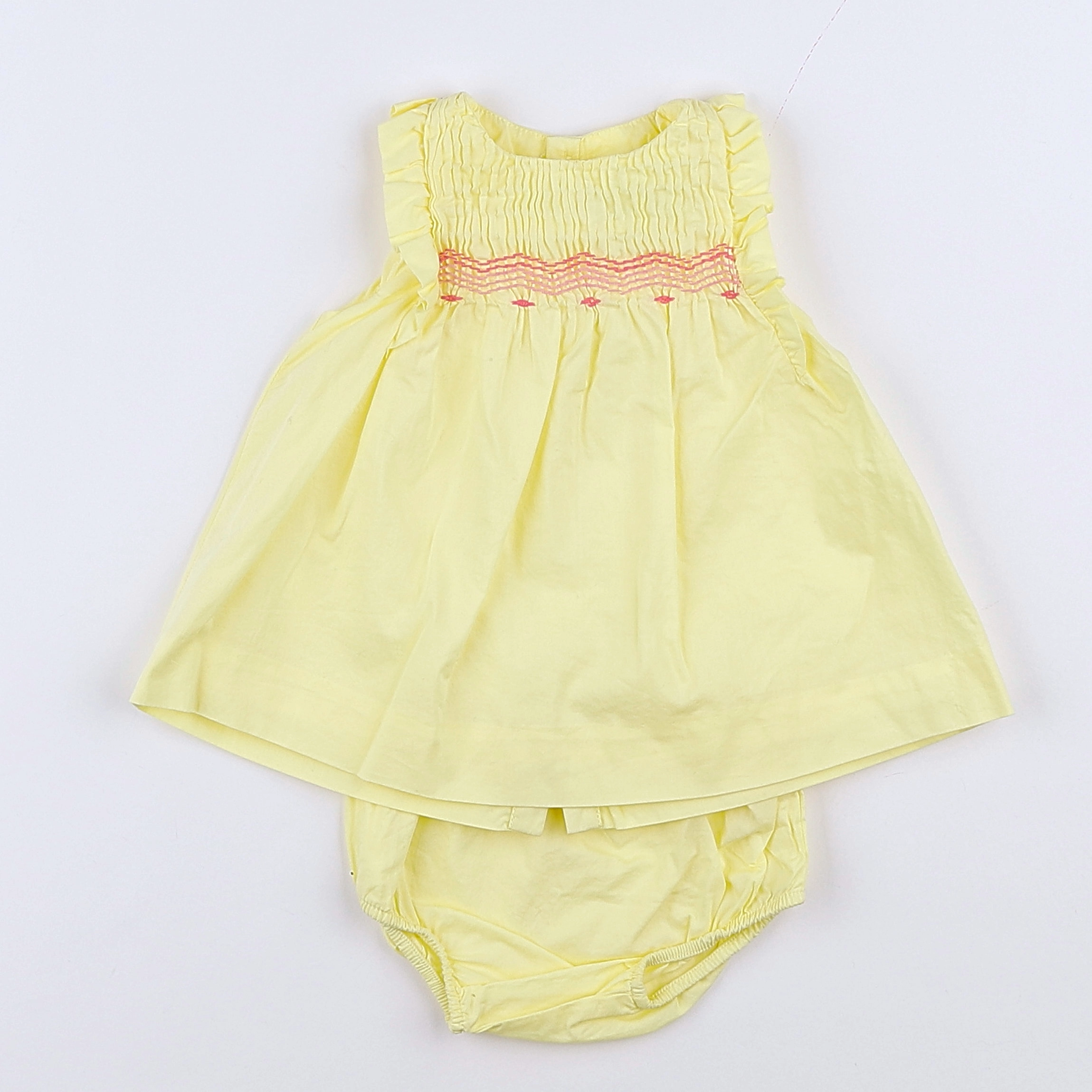 Jacadi - robe jaune - 1 mois