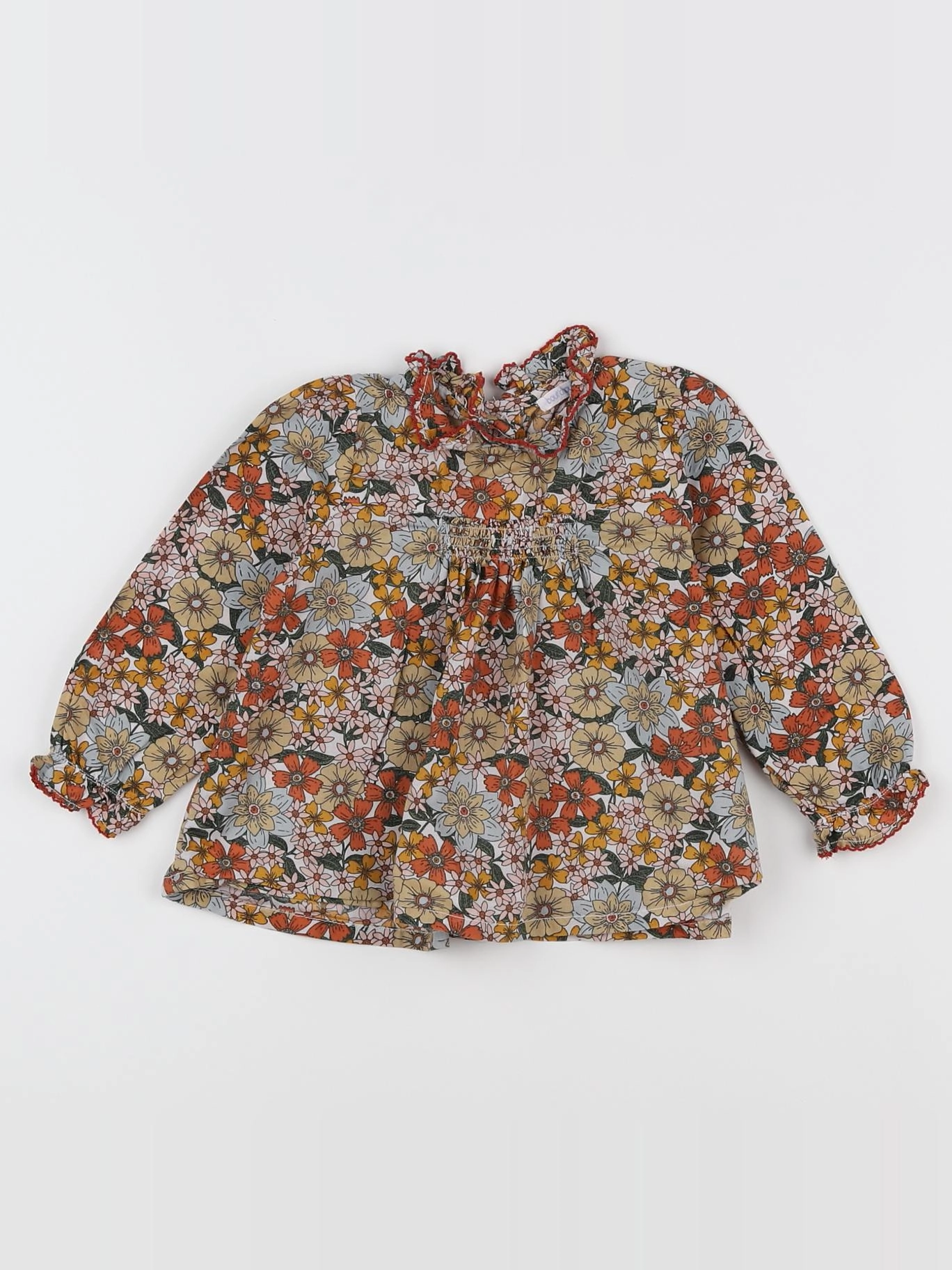 Boutchou - blouse multicolore - 12 mois