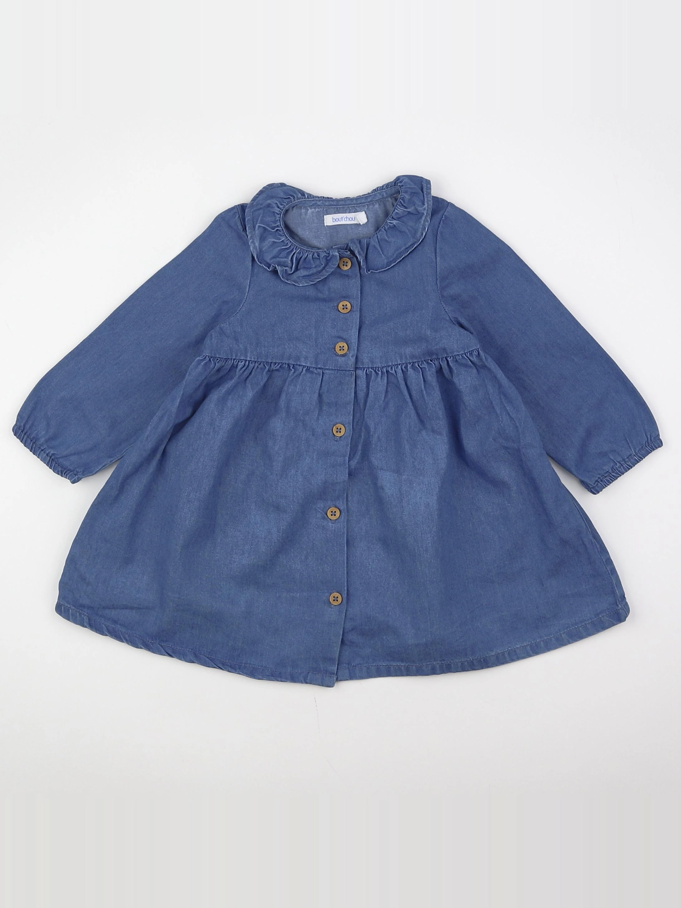 Boutchou - robe bleu - 6 mois