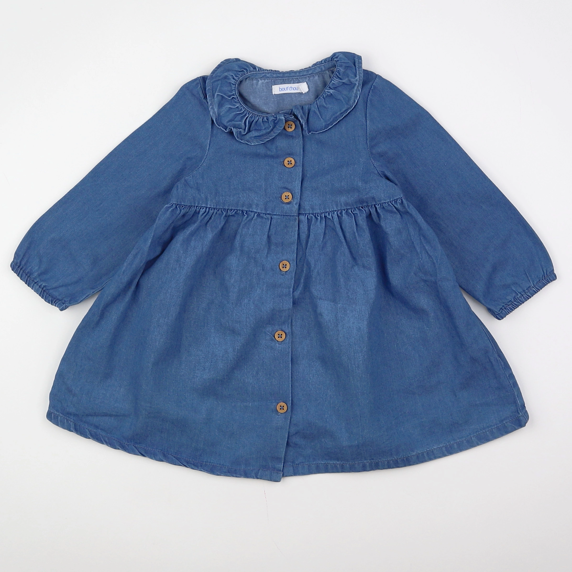 Boutchou - robe bleu - 6 mois