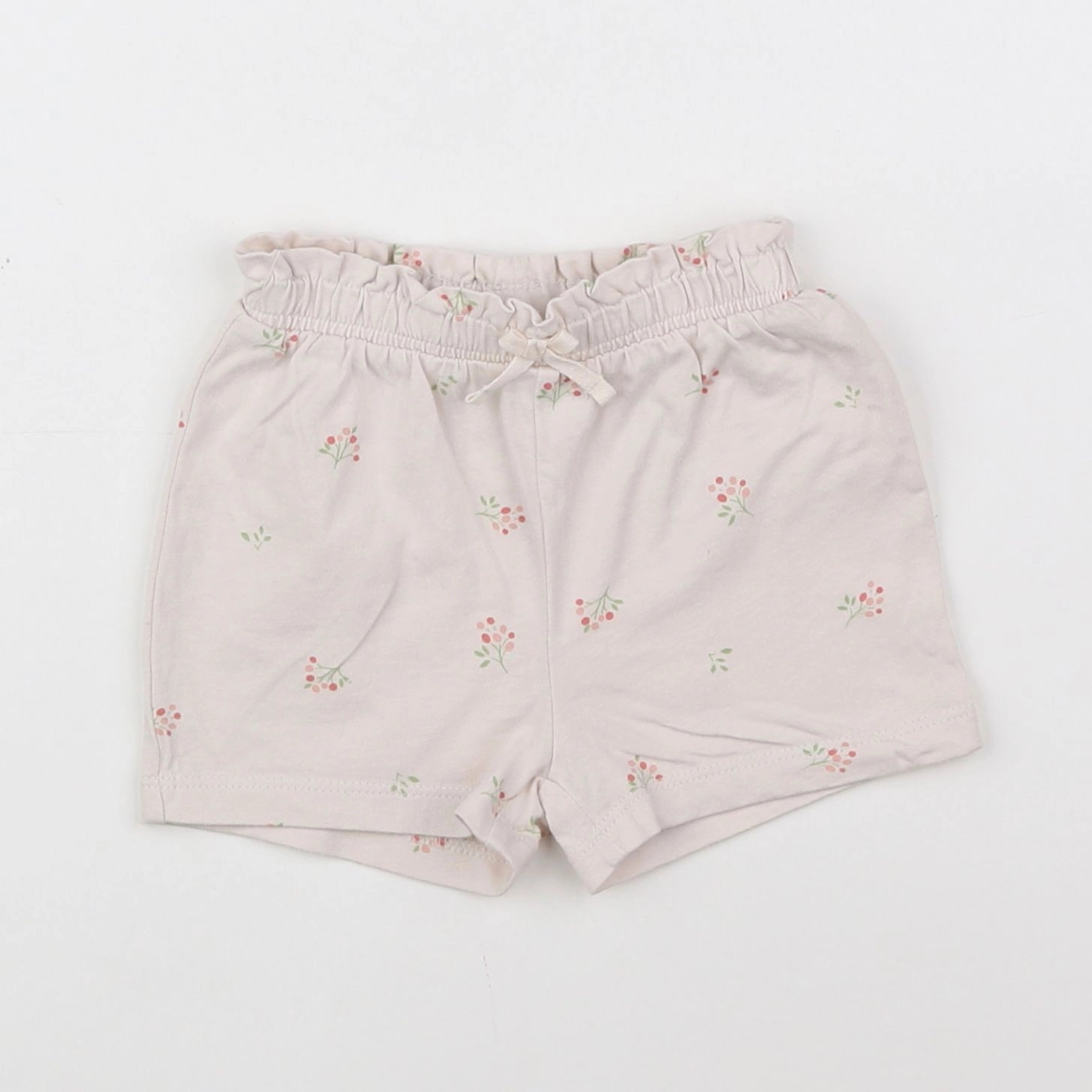 H&M - short rose - 6/9 mois