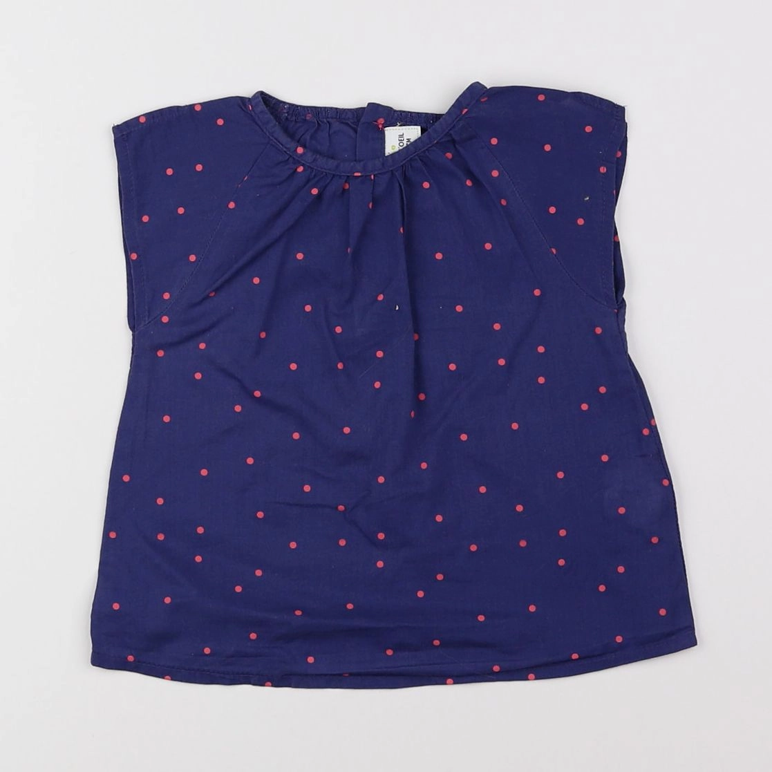 Tape à l'oeil - blouse bleu - 18 mois