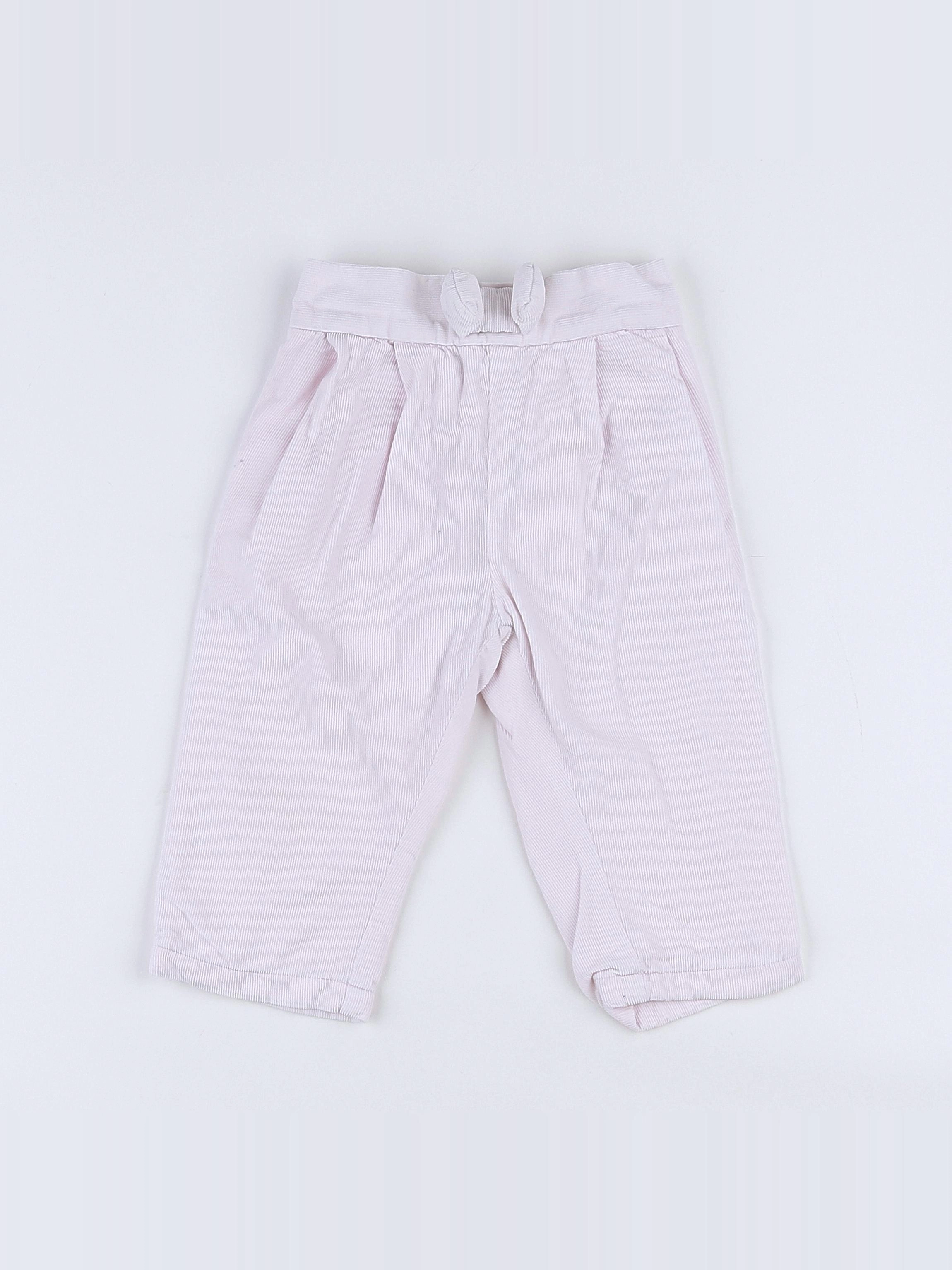 Jacadi - pantalon rose - 12 mois