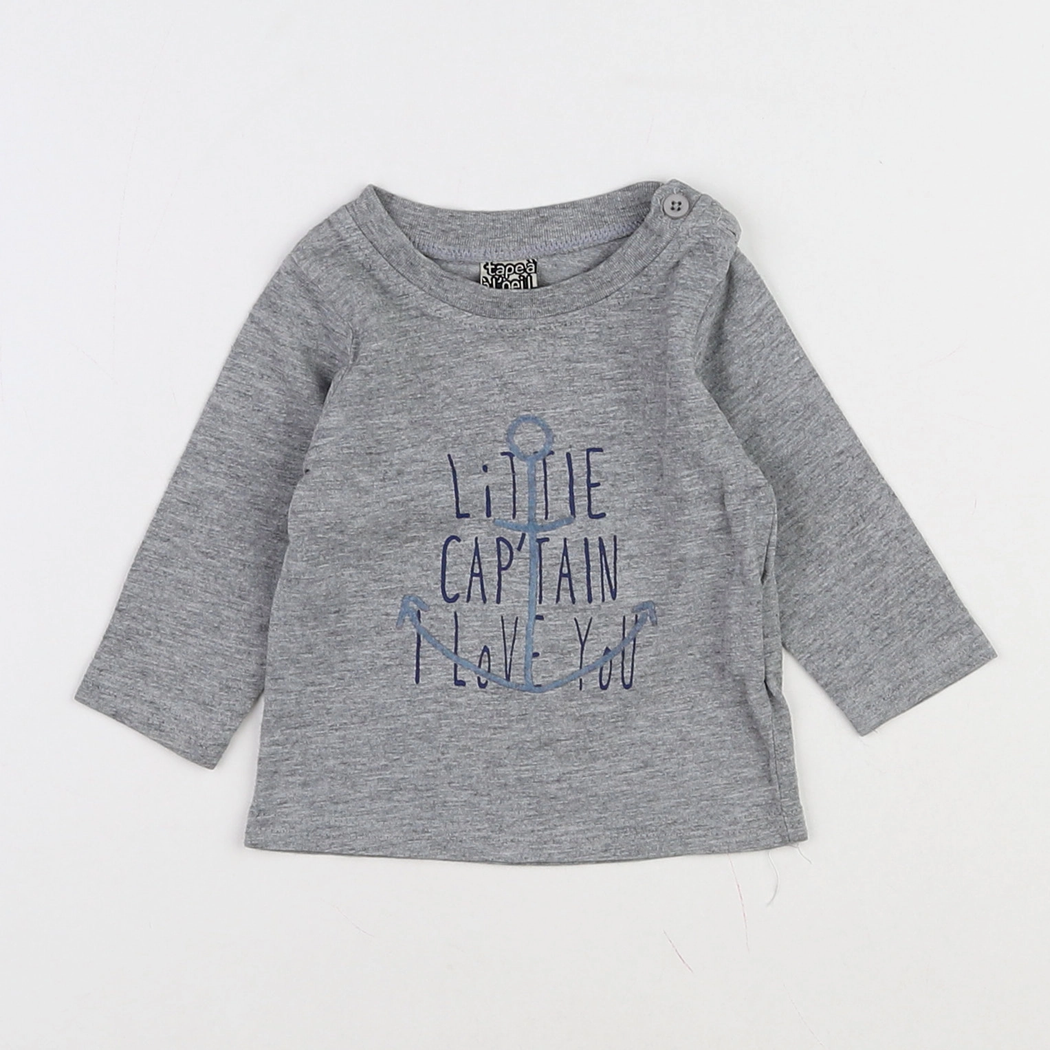 Tape à l'oeil - tee-shirt gris - 3 mois