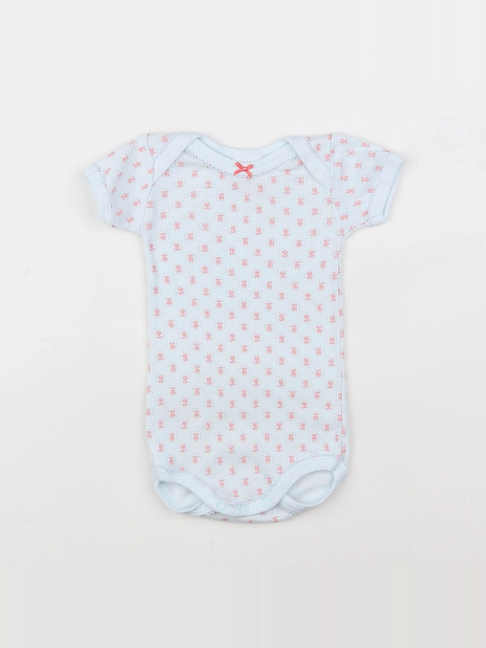 Petit Bateau - body bleu - 3 mois