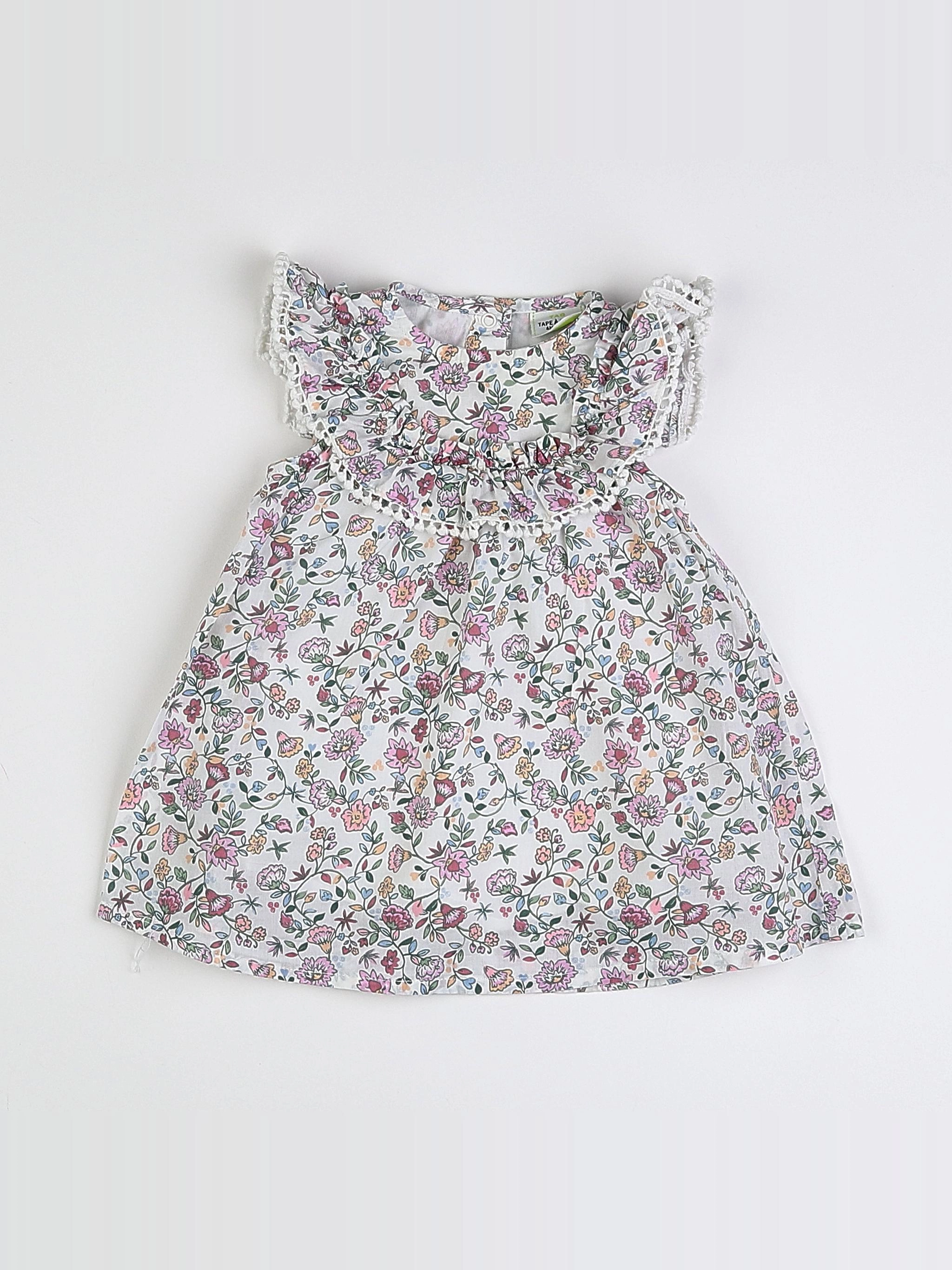 Tape à l'oeil - robe rose - 6 mois