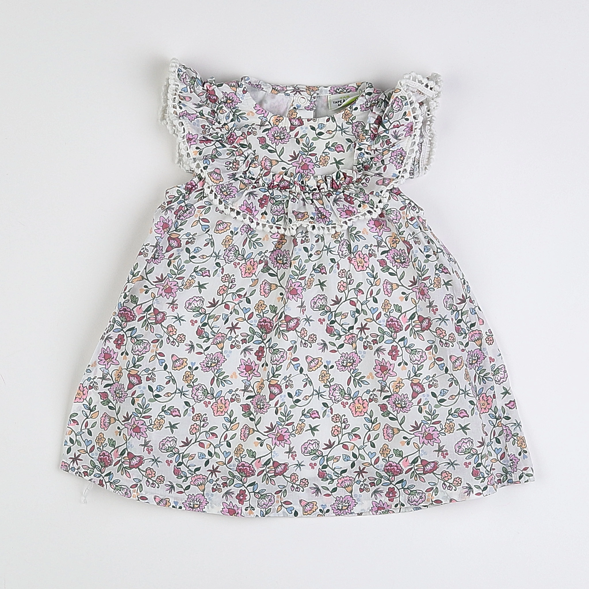 Tape à l'oeil - robe rose - 6 mois
