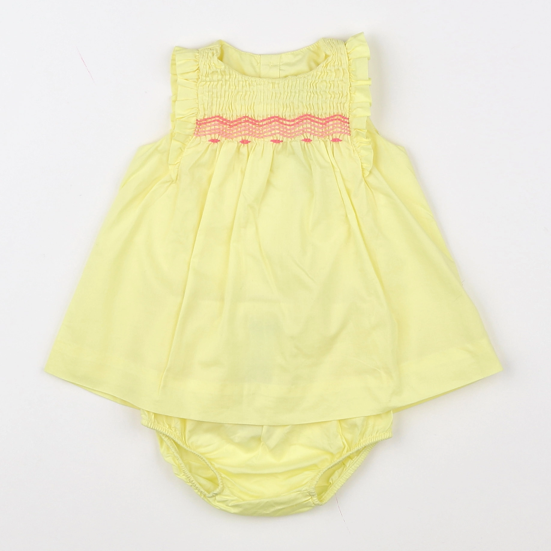Jacadi - robe jaune - 3 mois