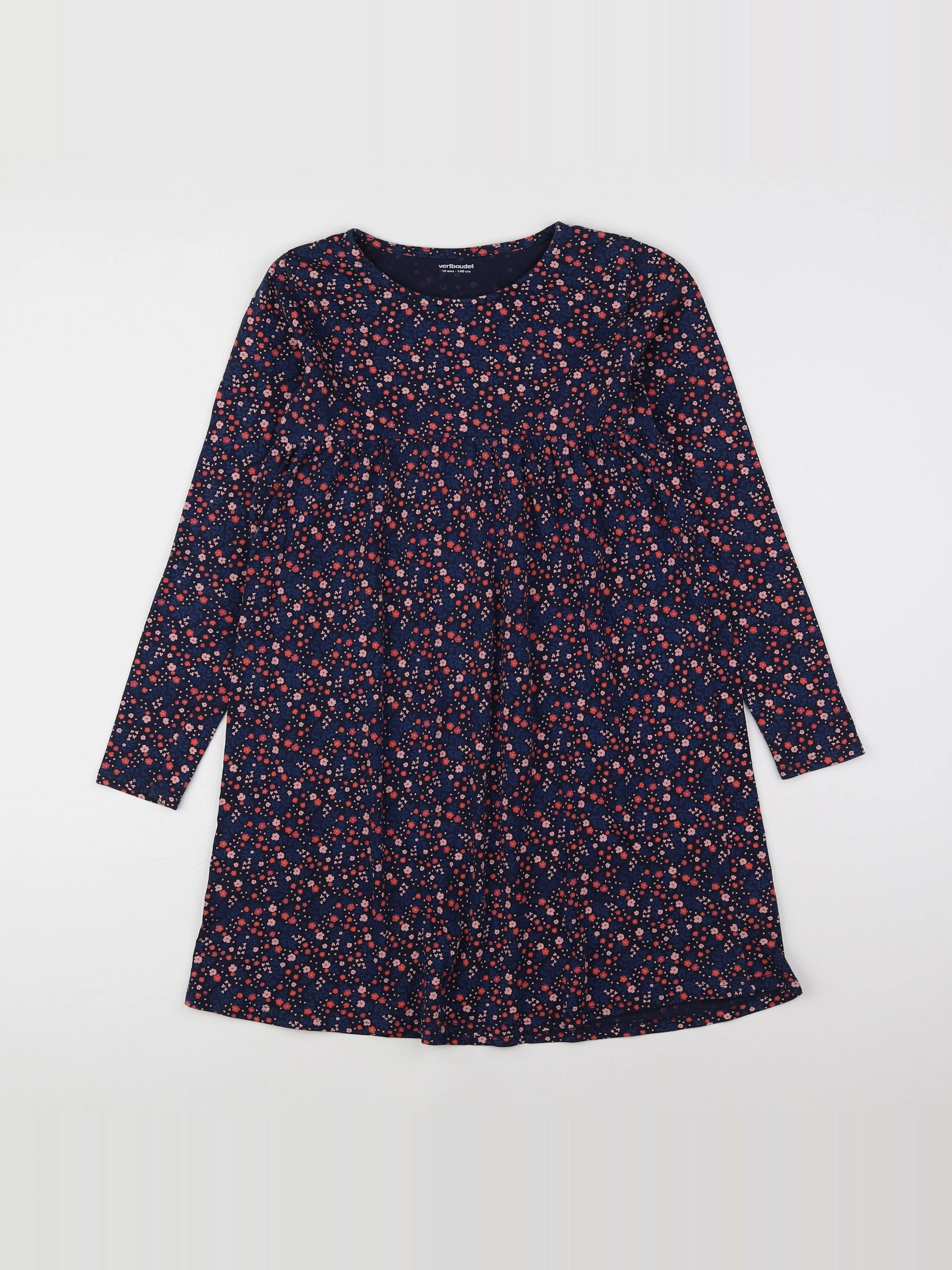 Vertbaudet - robe multicolore - 10 ans