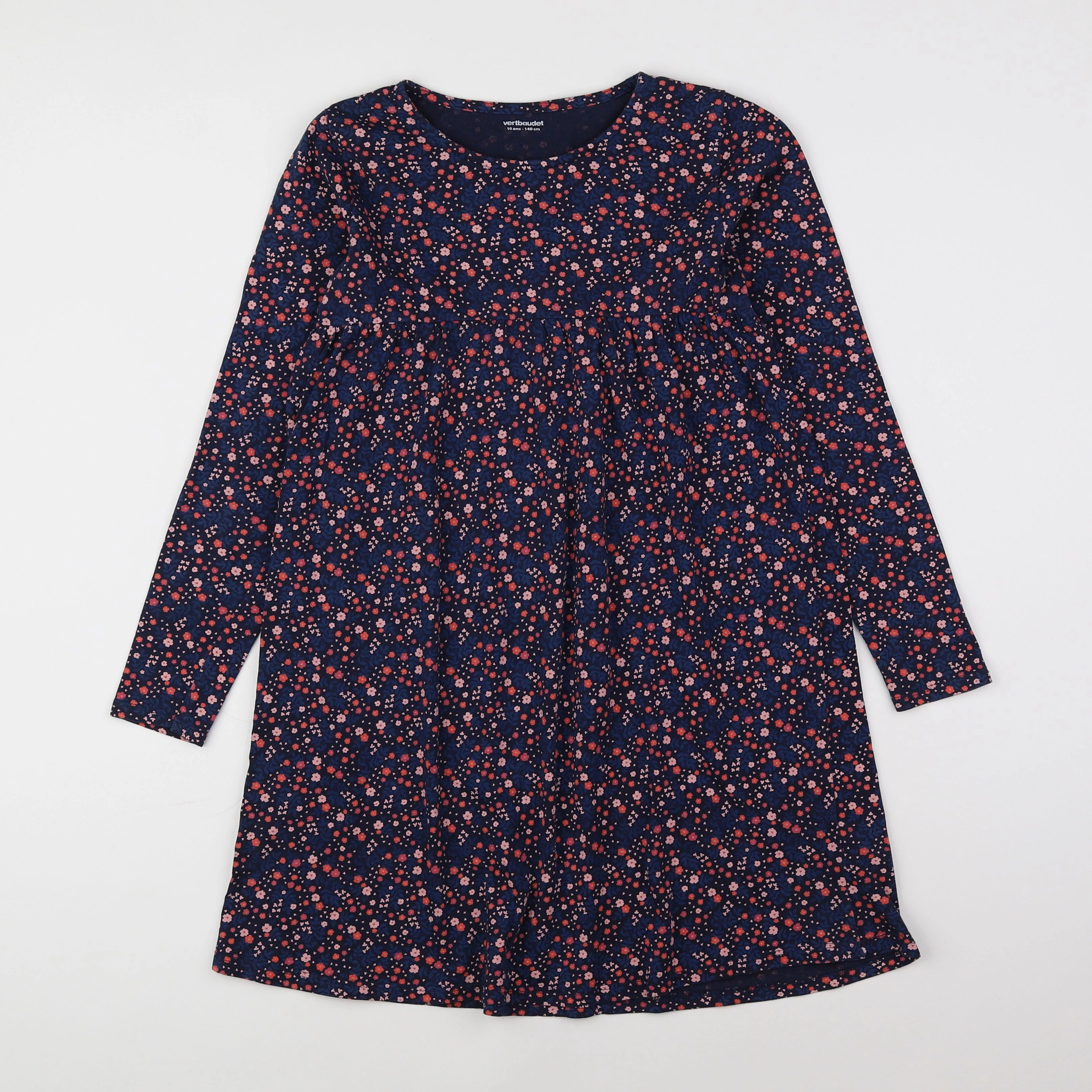 Vertbaudet - robe multicolore - 10 ans
