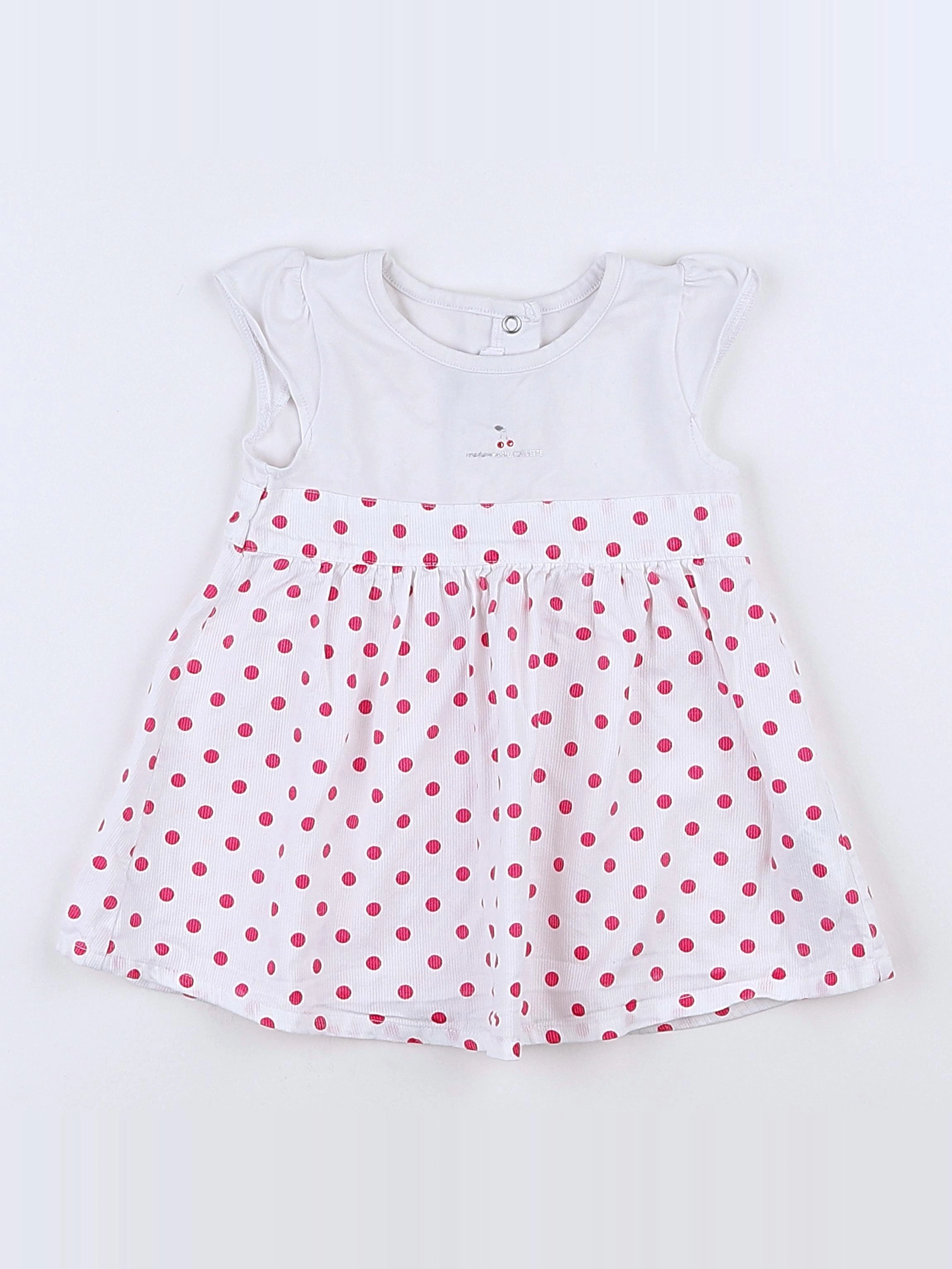 Absorba - robe blanc - 6 mois