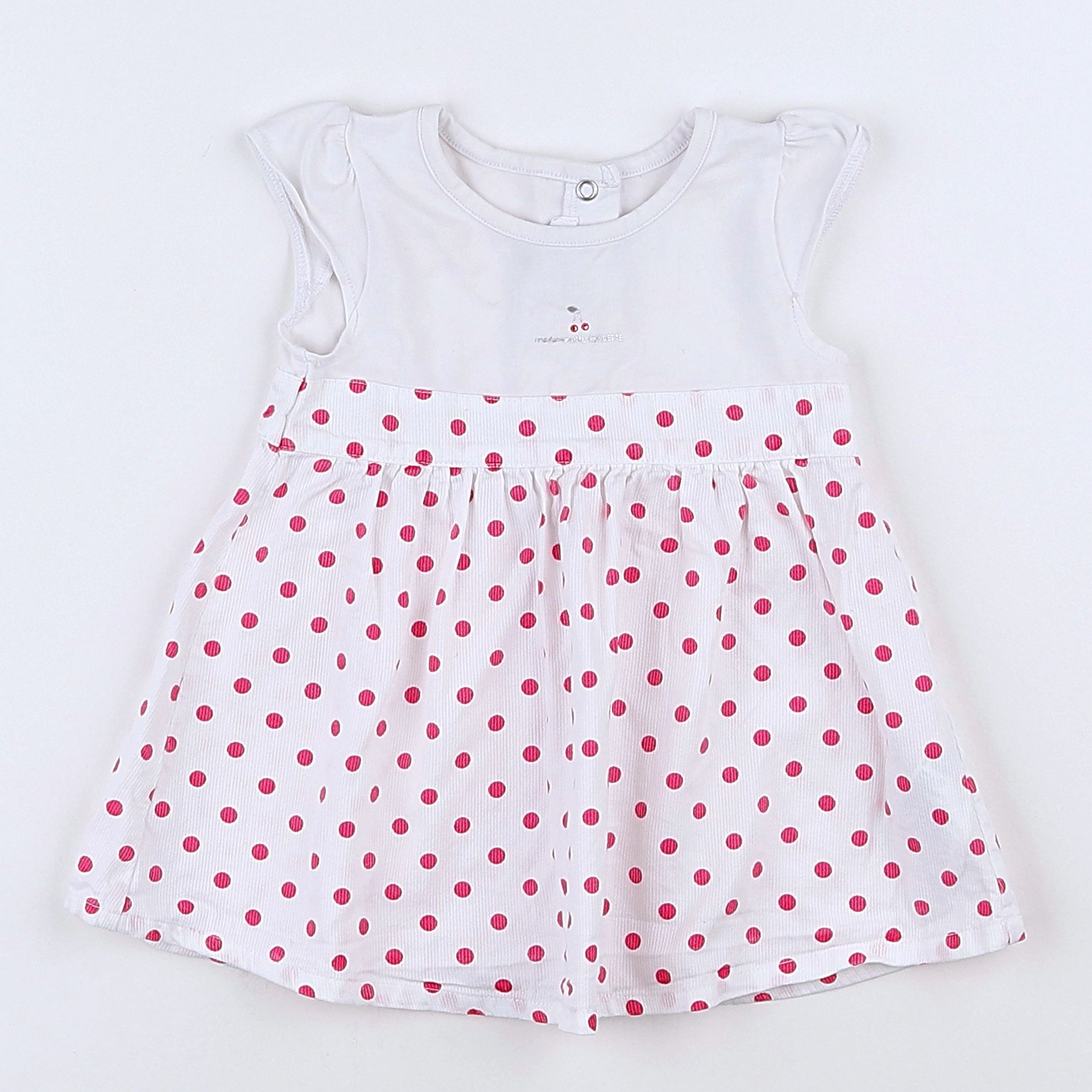 Absorba - robe blanc - 6 mois