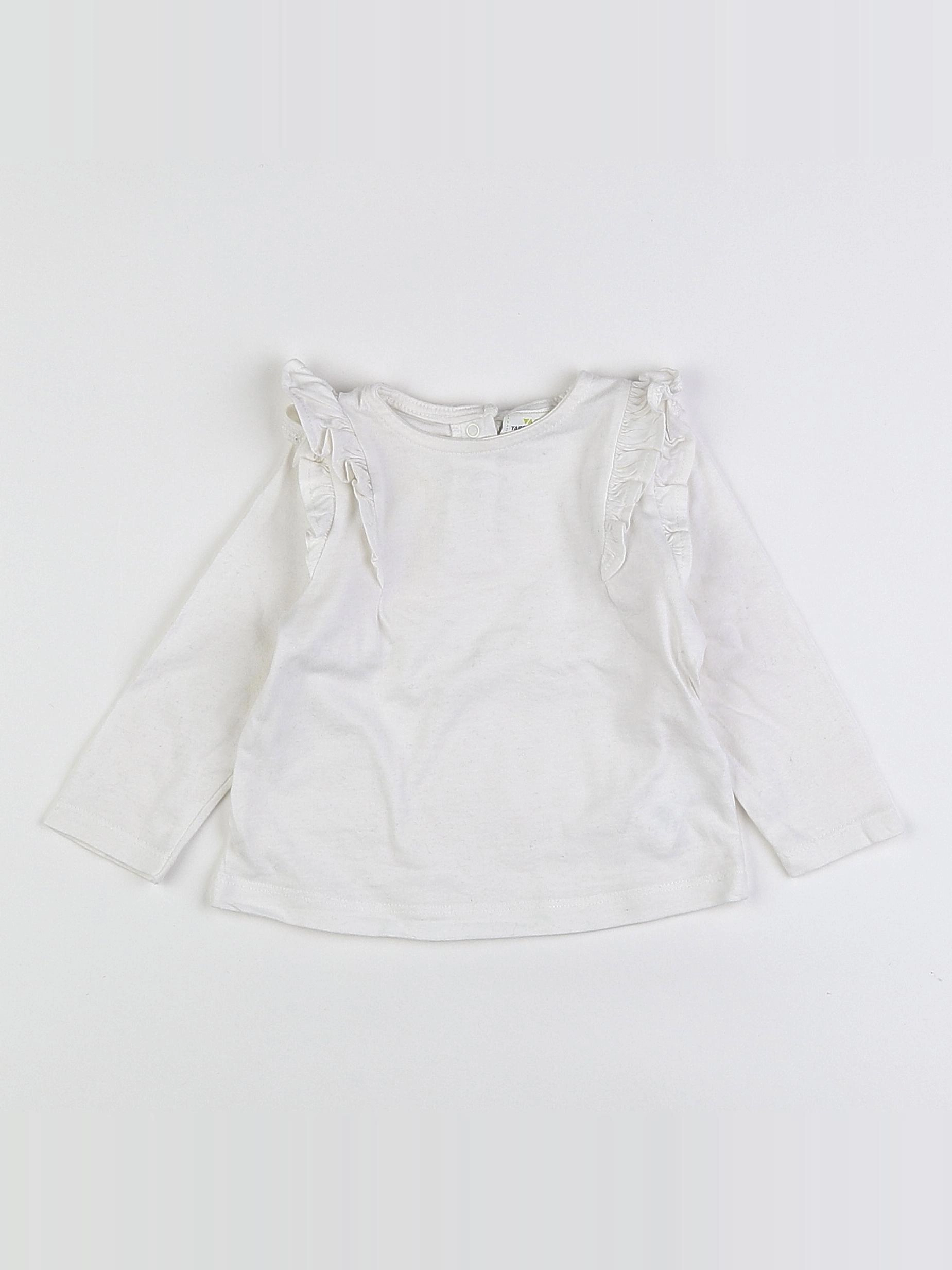 Tape à l'oeil - tee-shirt blanc - 6 mois